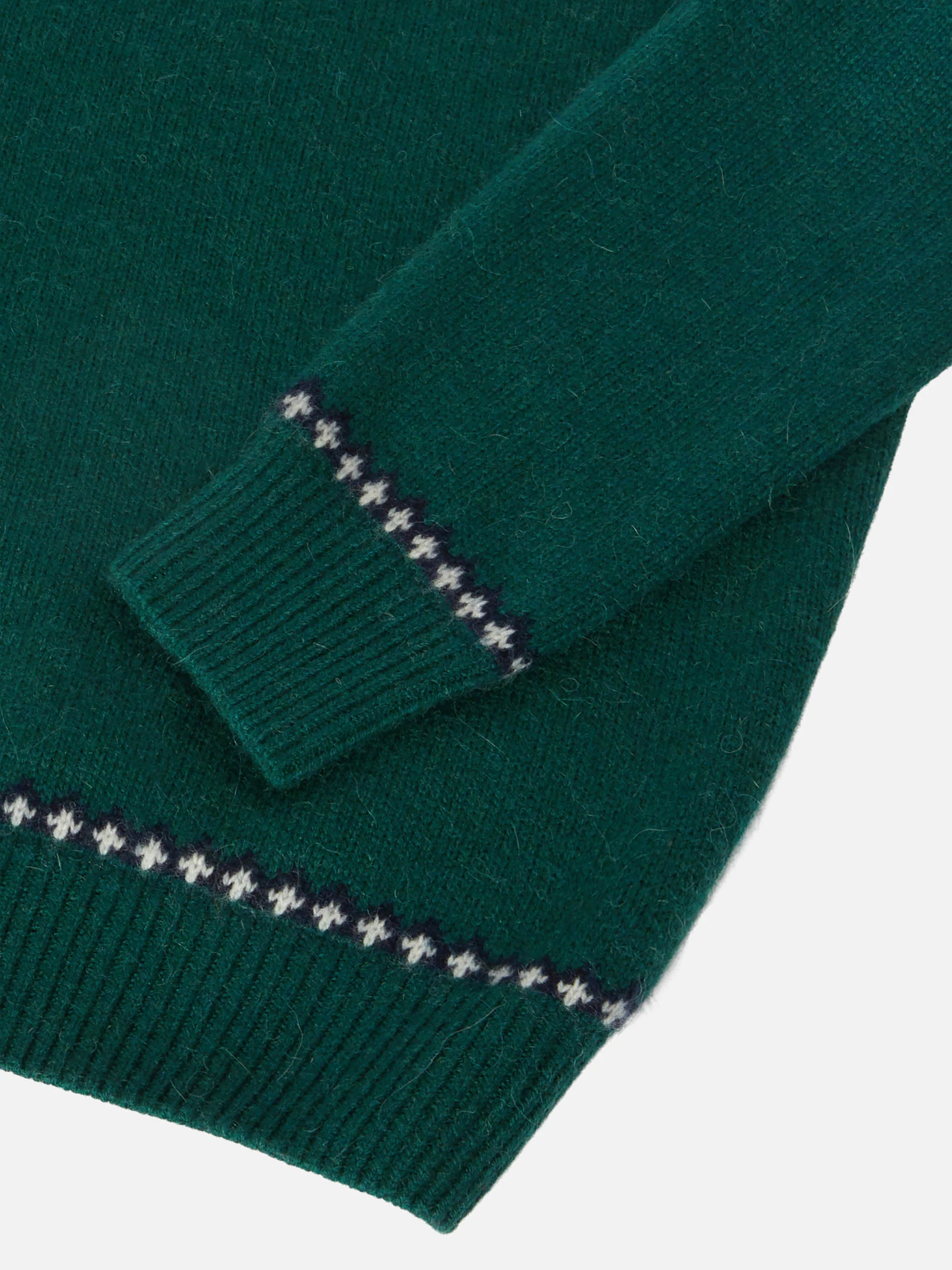Alpaca sweater Douglas  with fair-isle jacquard - Image 4