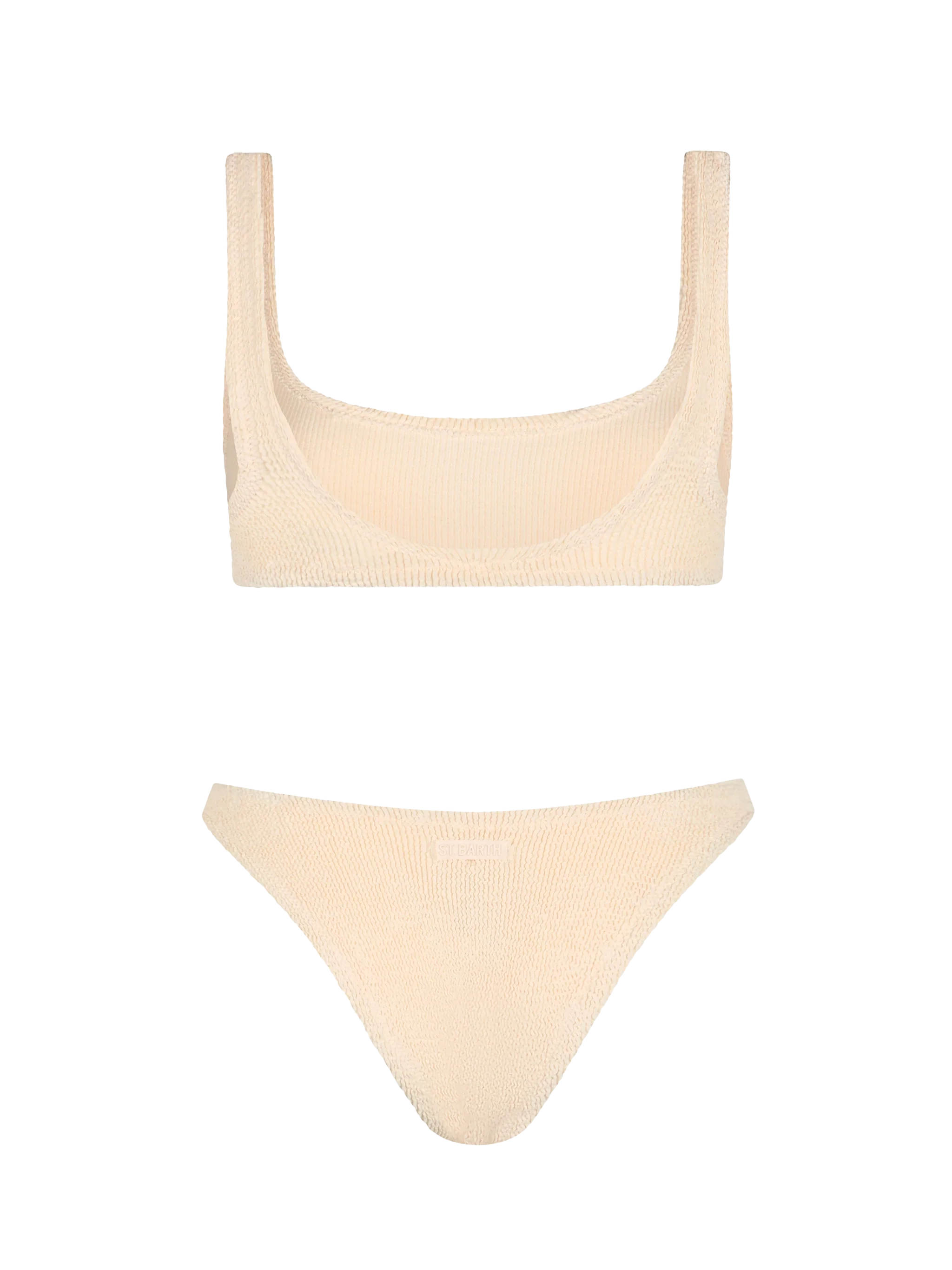 Beige crinkle bralette bikini Naima Elise - Image 3