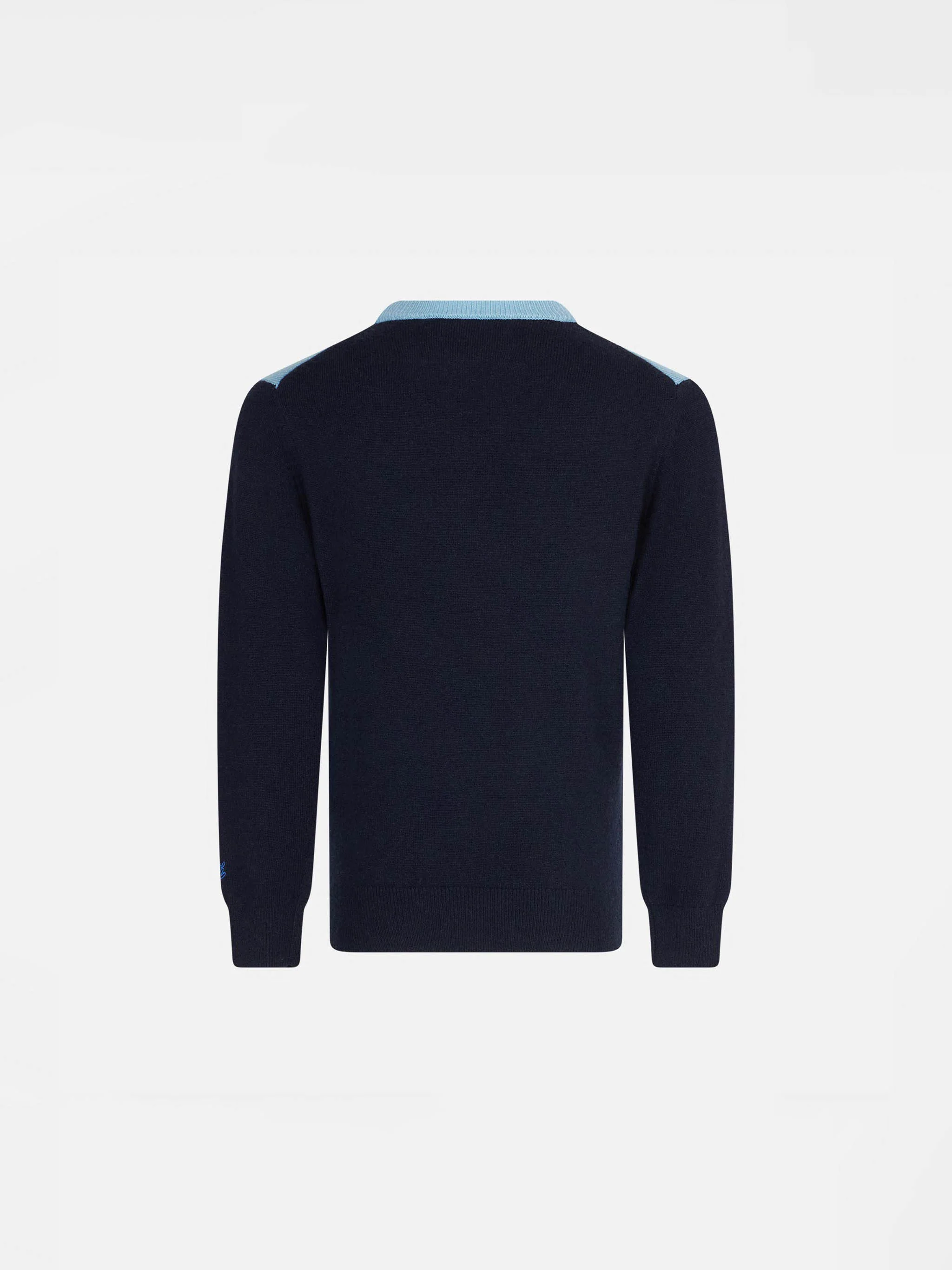 Boy sweater with mountains jacquard - Image 2