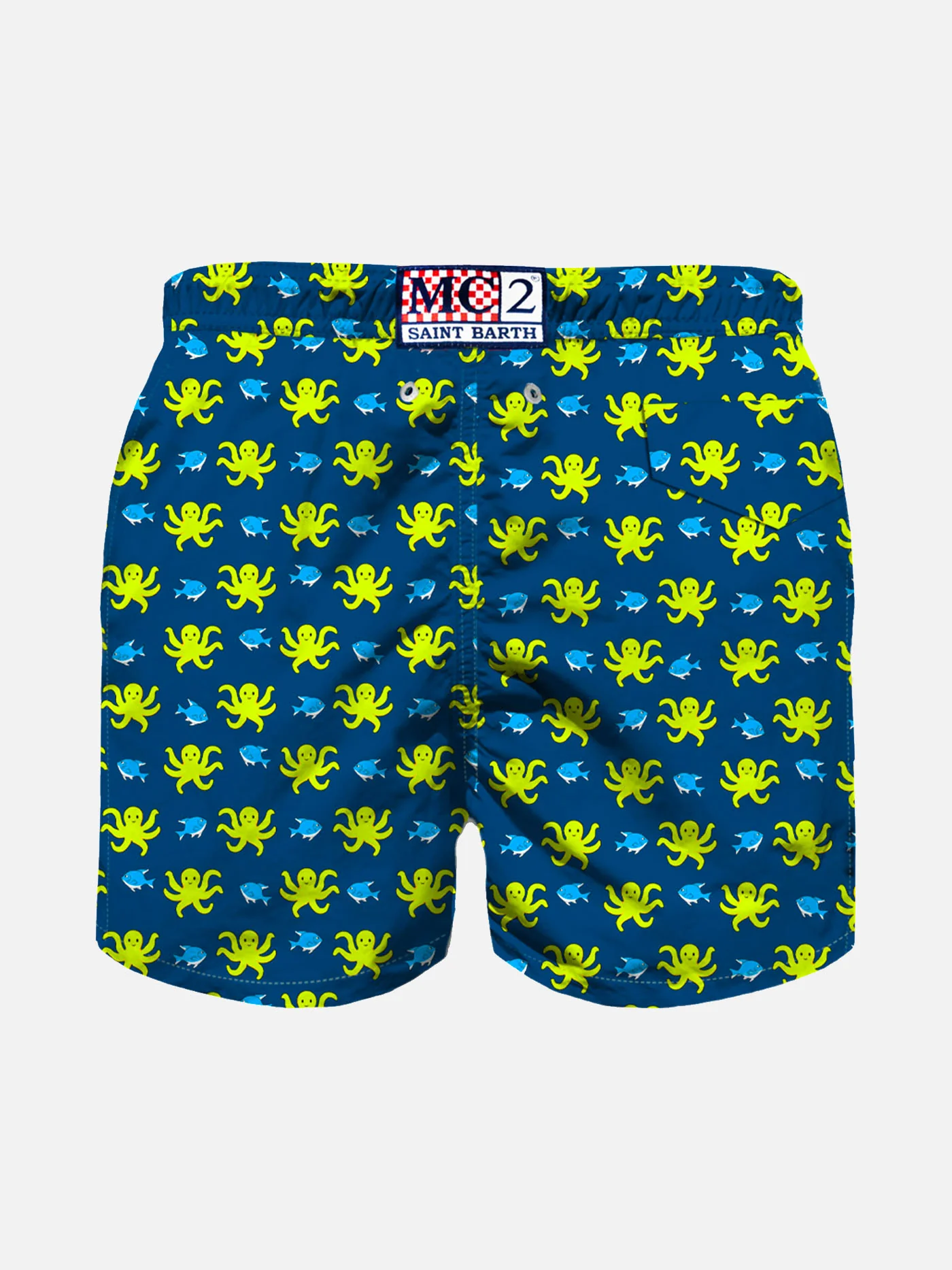 Boy swim shorts with octopus print - Image 2