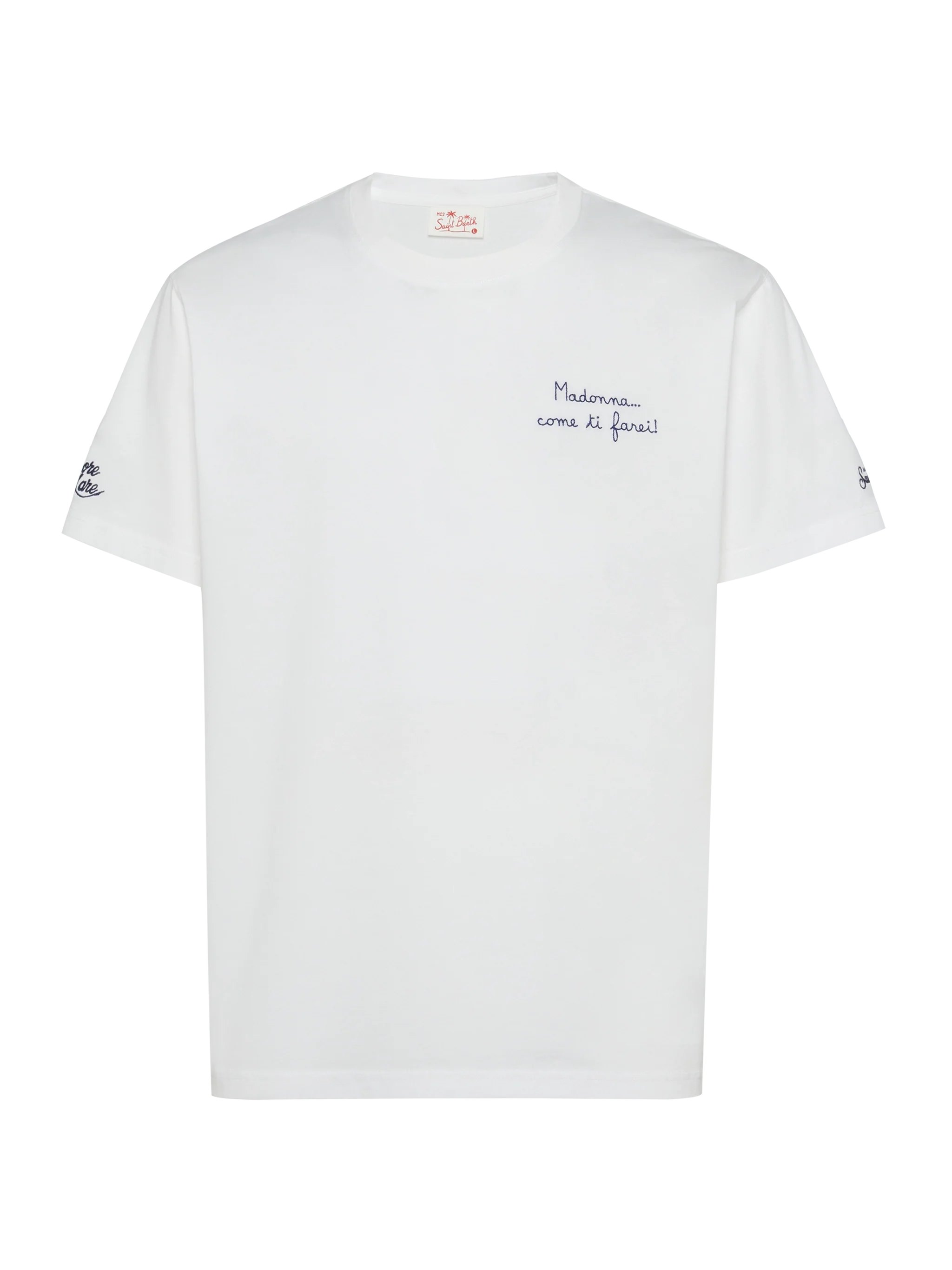Classic fit cotton jersey t-shirt Portofino with Come ti farei! embroidery | SAPORE DI MARE SPECIAL EDITION - Image 4