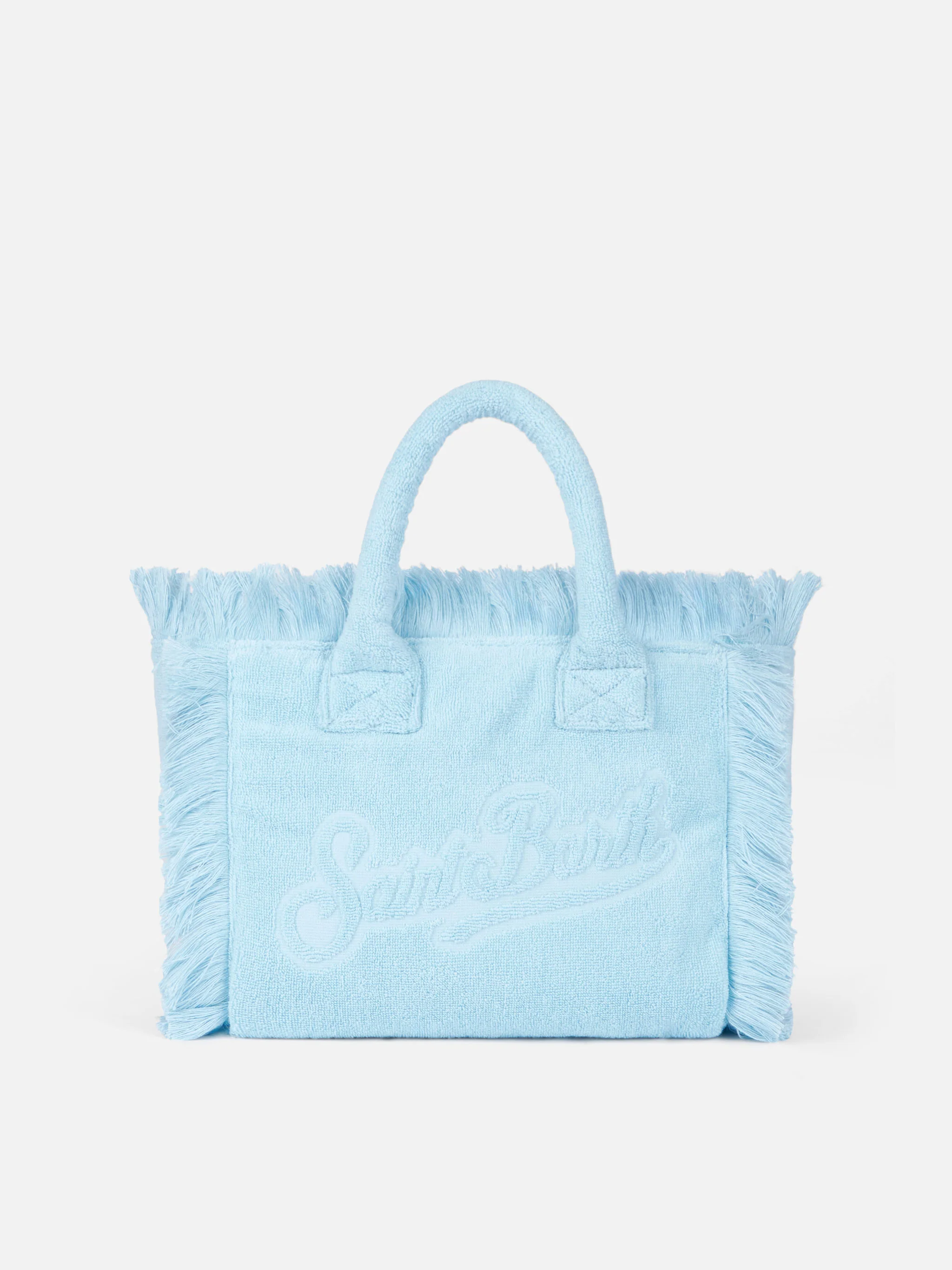 Colette Terry embossed light blue handbag