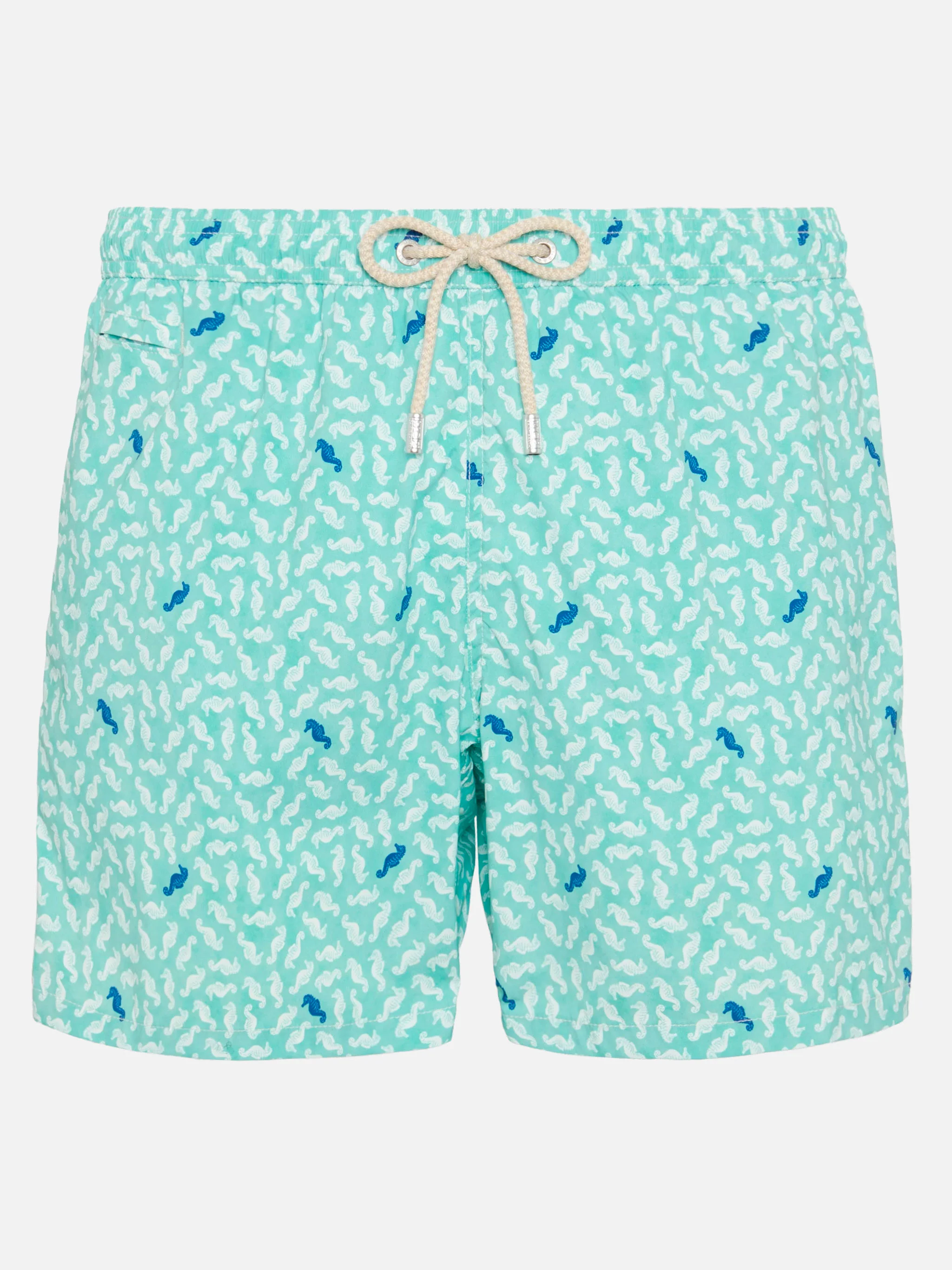 Comfort Light swim shorts with sea horse print