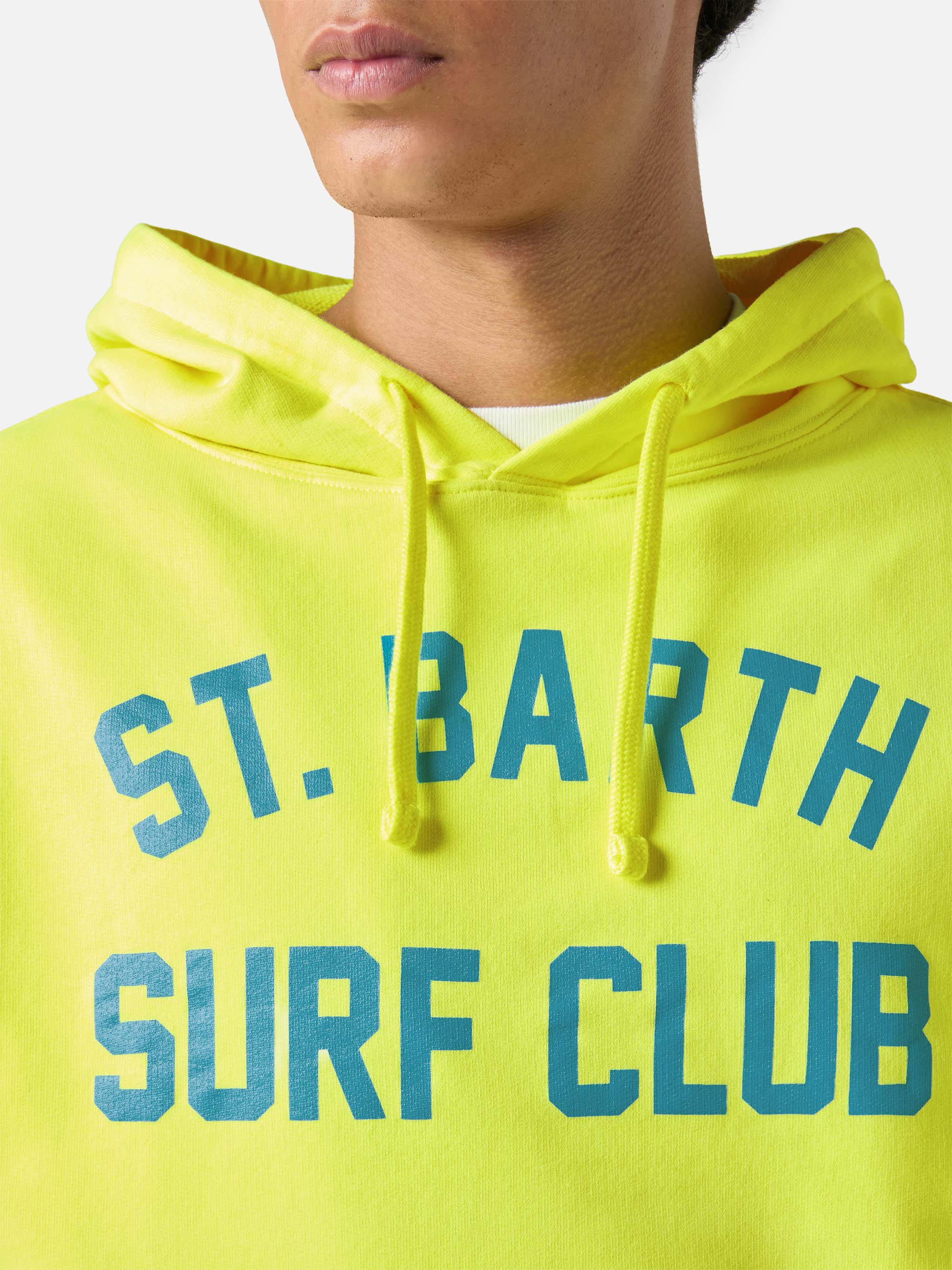 Cotton hooded sweatshirt Manhattan with Surf Club print - Image 2
