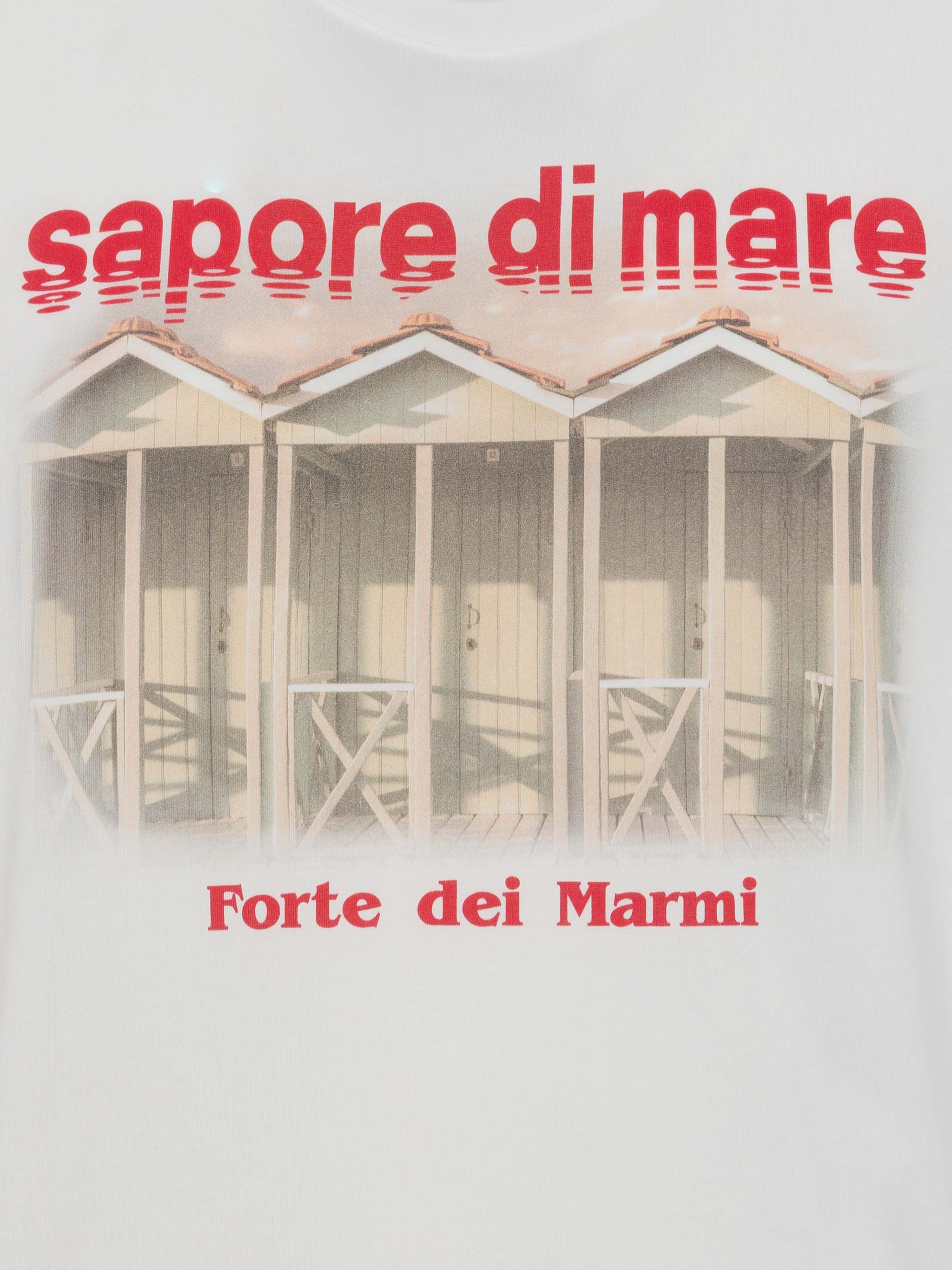 Cotton T-shirt with Forte dei Marmi 83 print |SAPORE DI MARE SPECIAL EDITION - Image 5