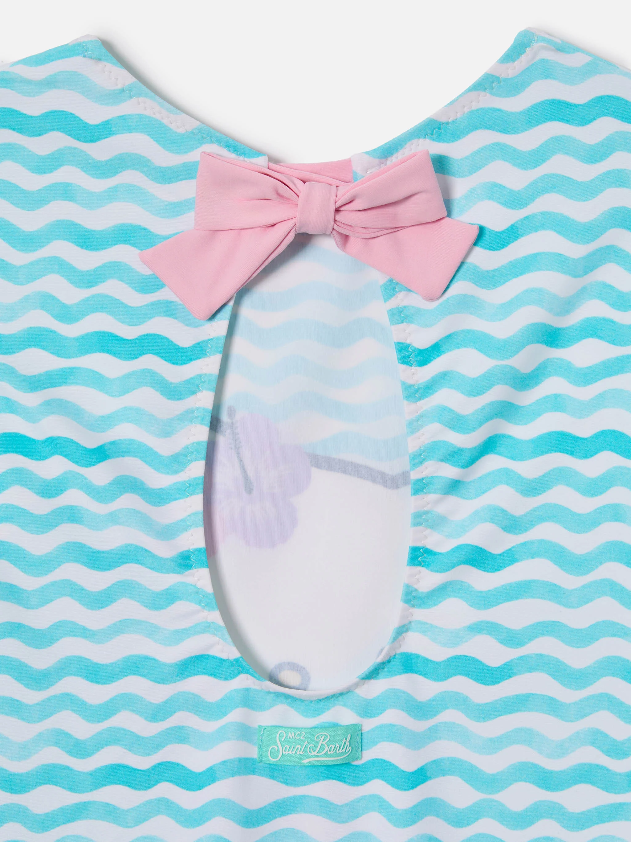 Cressy long-sleeve one-piece swimsuit with Hello Kitty print | Special Edition - Image 3