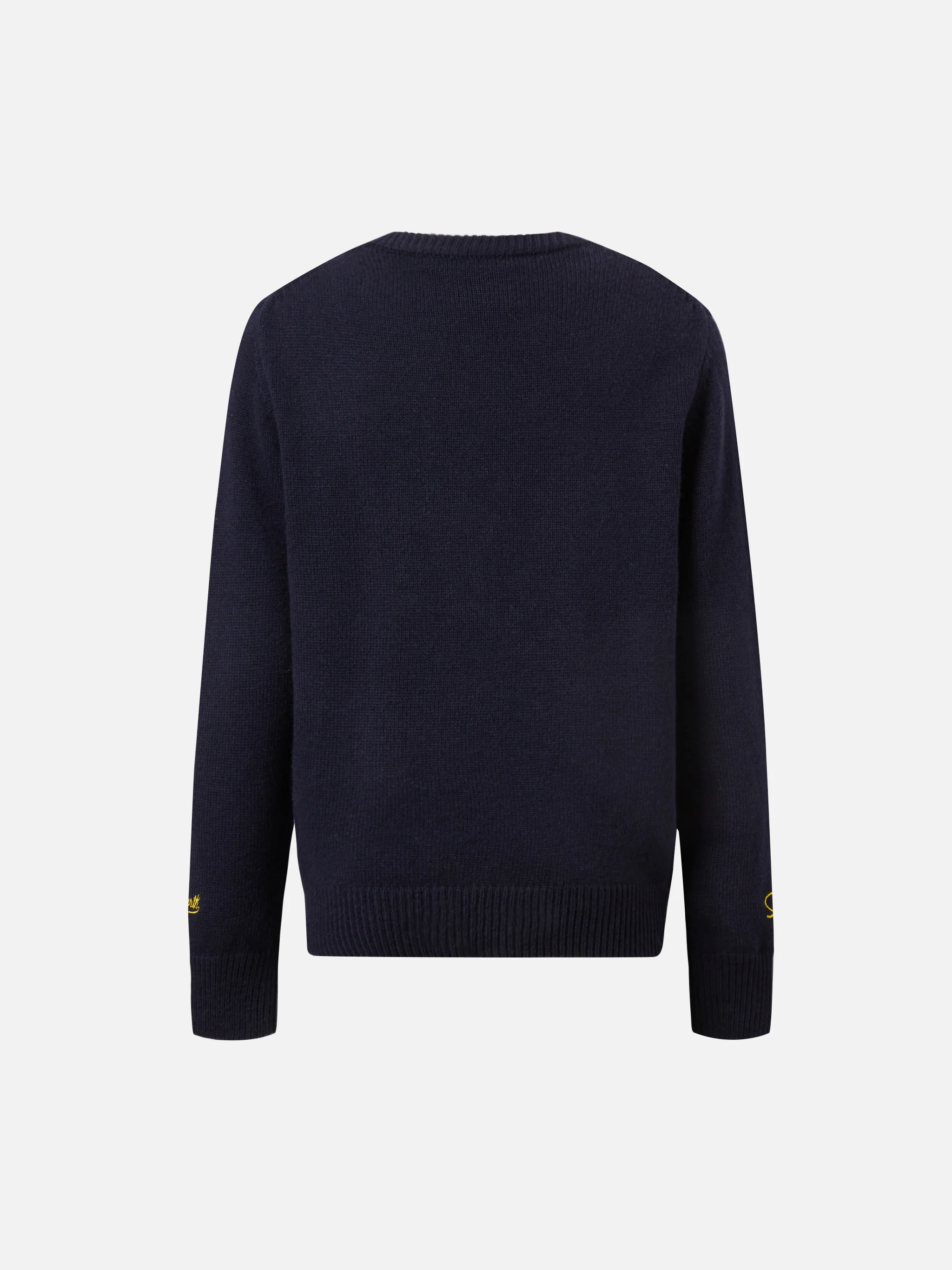 Crewneck Douglas with Barth Simpson jacquard and embroidery | THE SIMPSON SPECIAL EDITION - Image 3