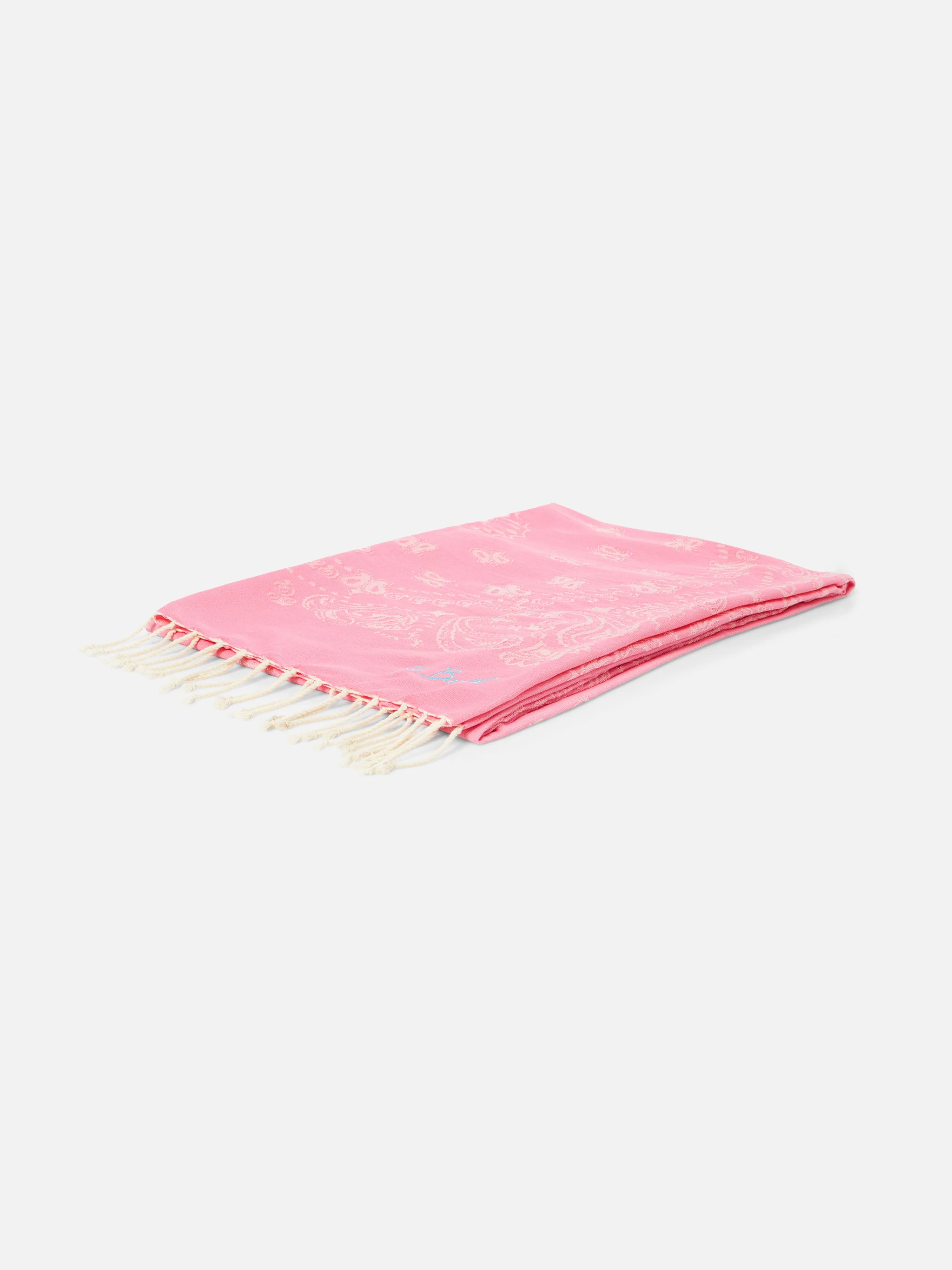 Foutas cotton beach towel with bandana jacquard - Image 3