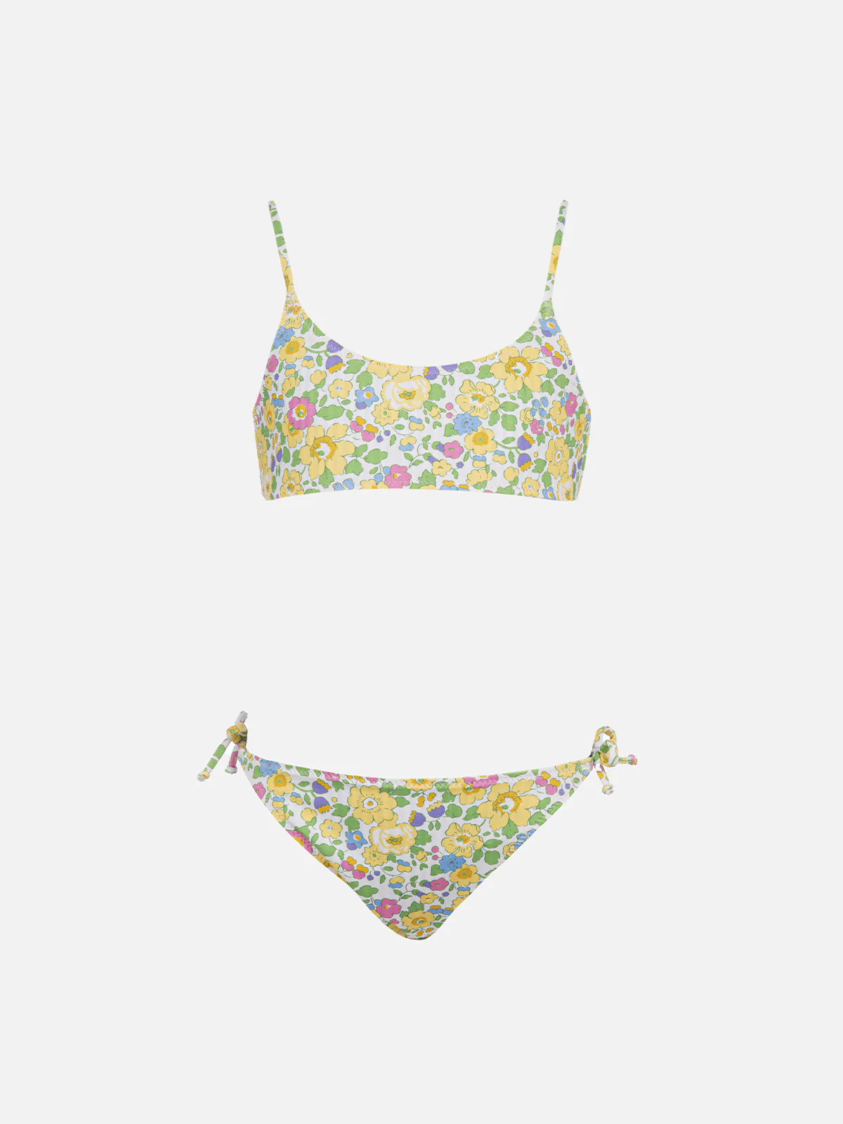 Girl double face bralette bikini Jaiden with Betsy print | MADE WITH LIBERTY FABRIC