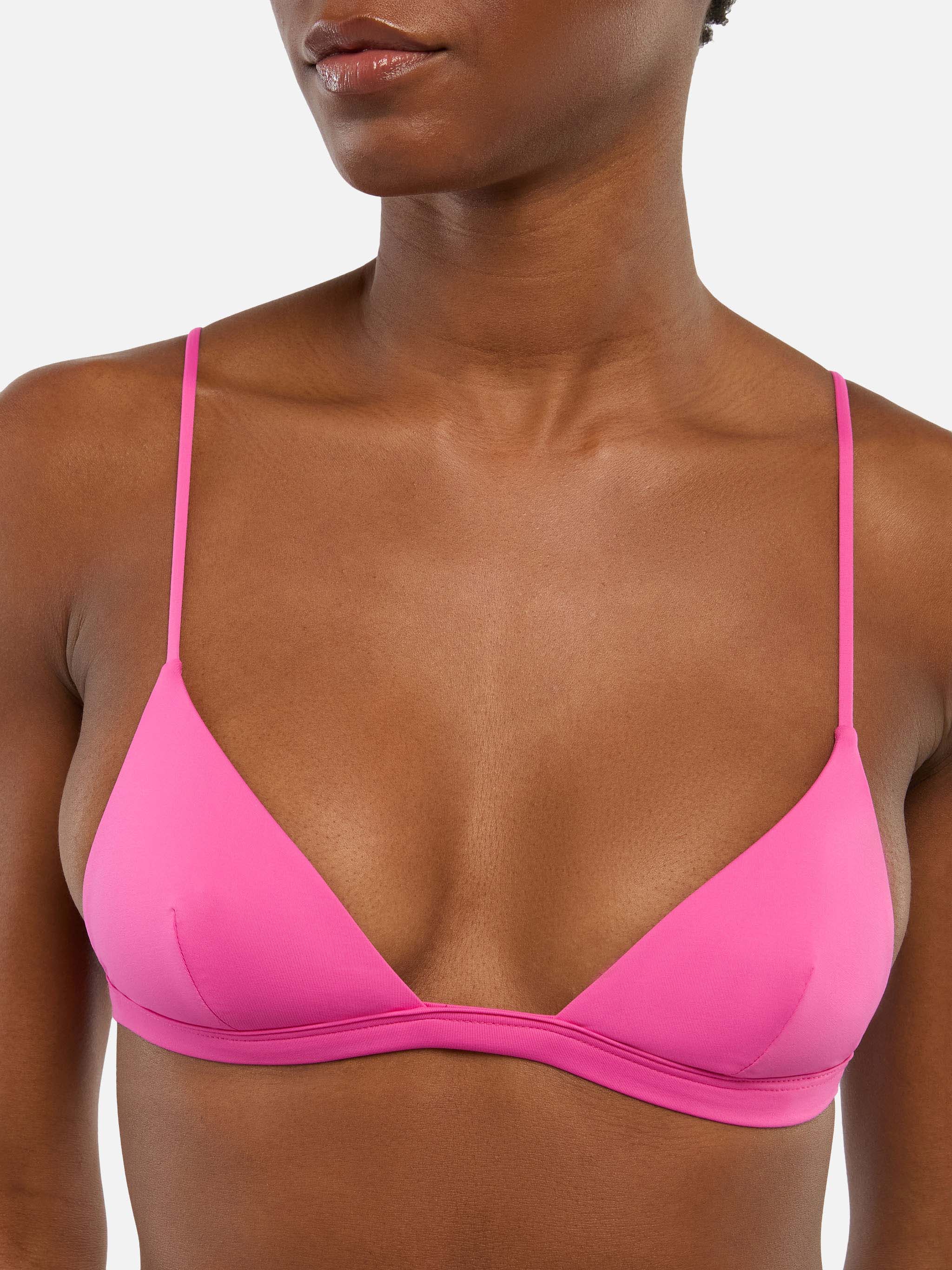Rylie Jodene triangle bikini in fuchsia - Image 3