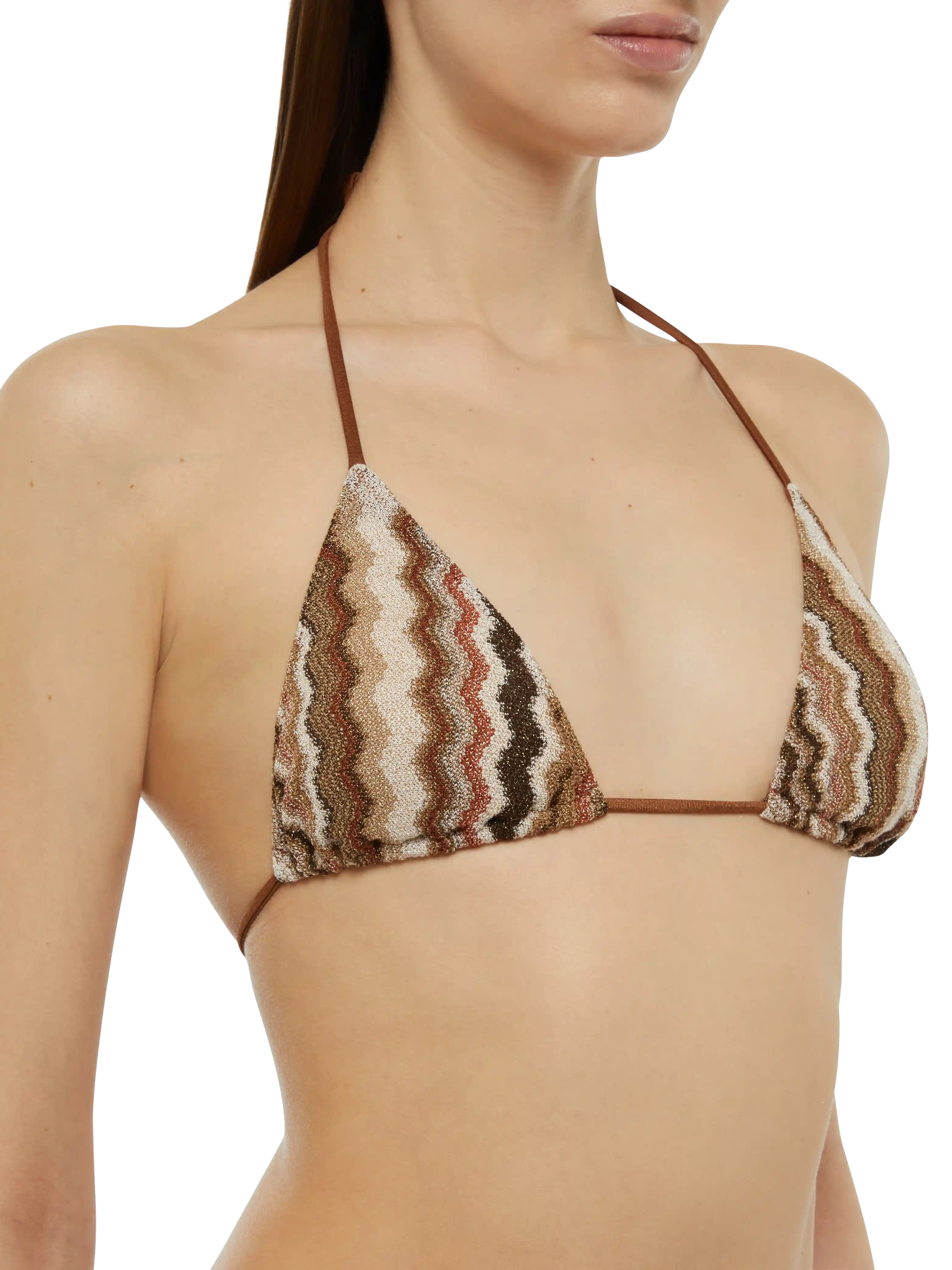 Leah raschel chevron pattern triangle top - Image 3