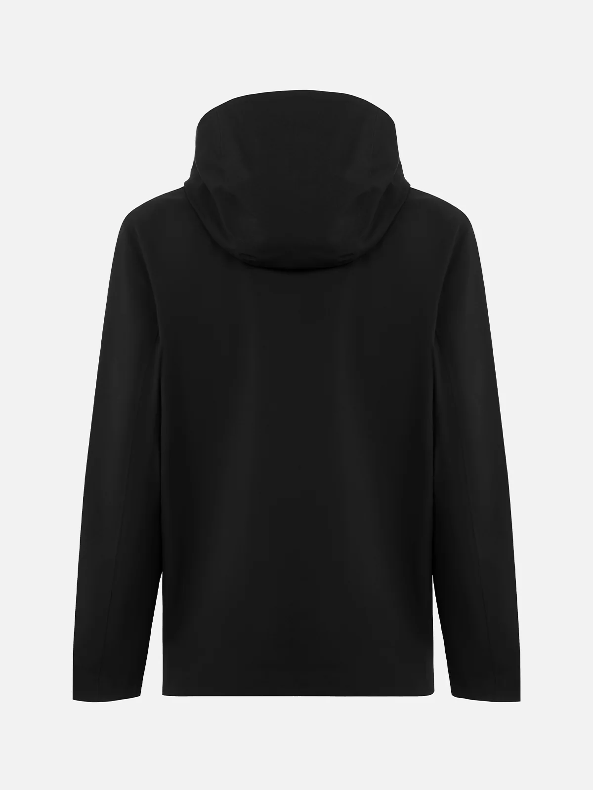 Man black 3-layers hooded jacket Parson - Image 6