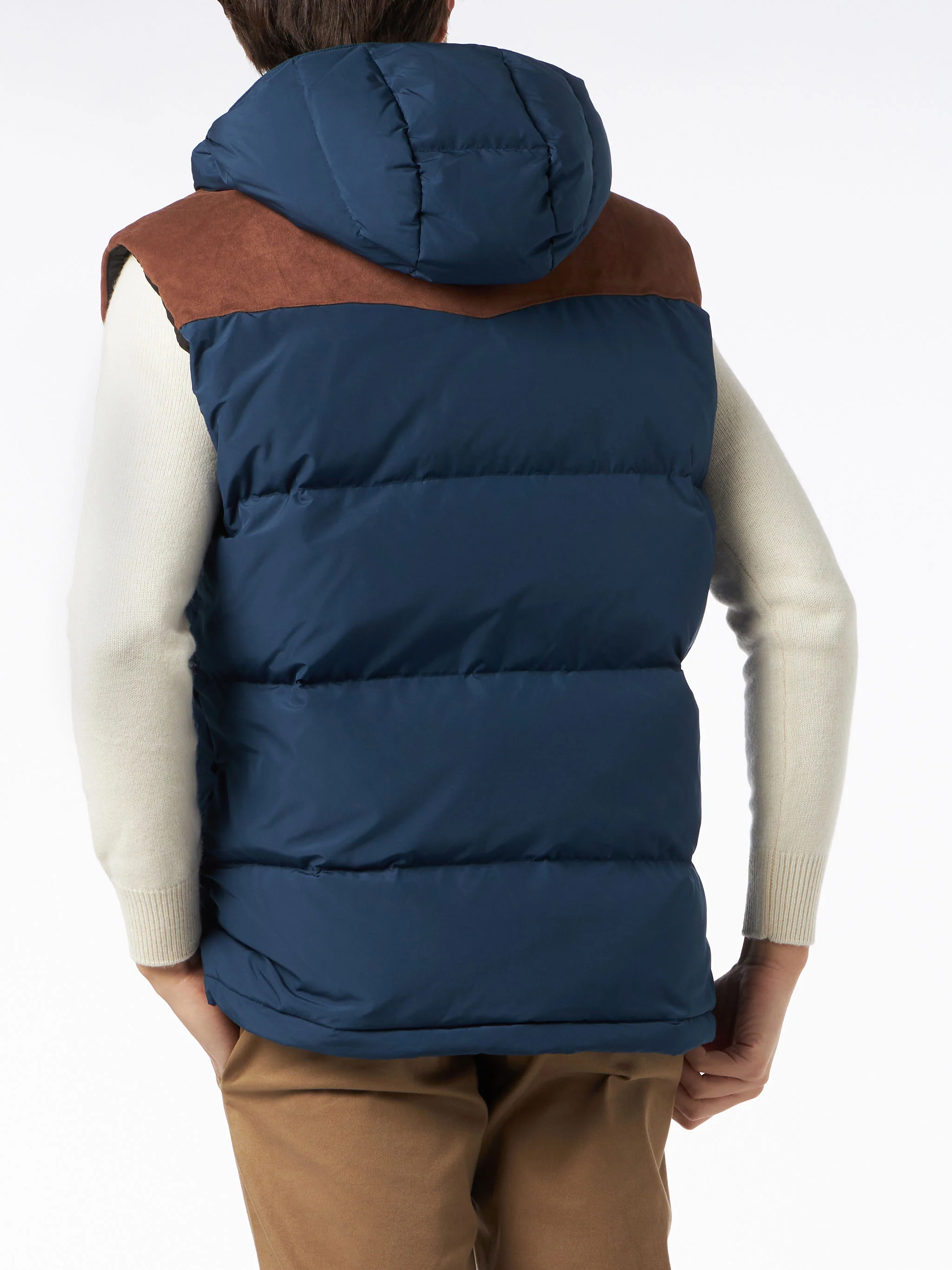 Man blue down vest - Image 3