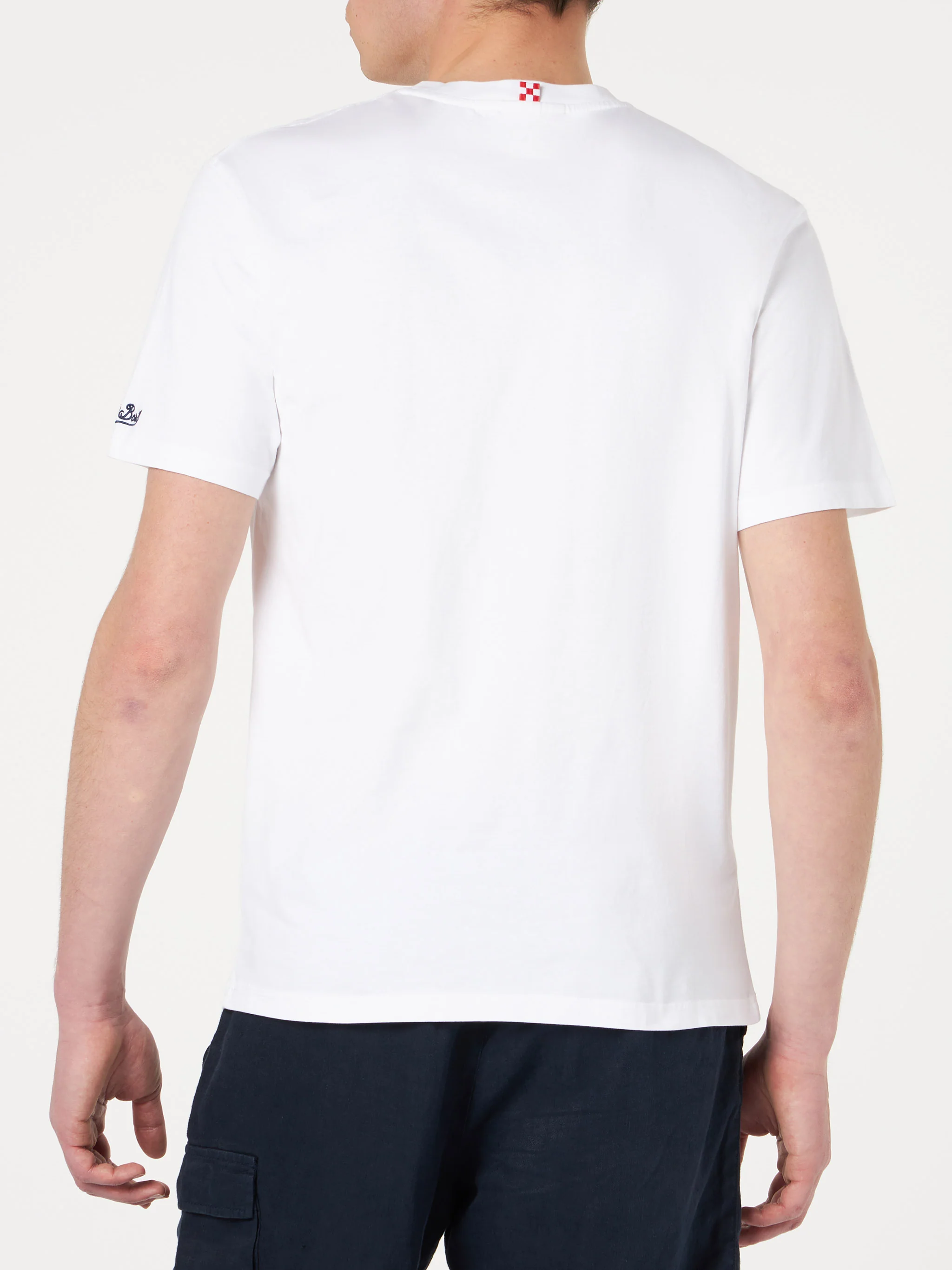 Man cotton t-shirt with Aperol Spritz Venice print | APEROL SPECIAL EDITION - Image 3