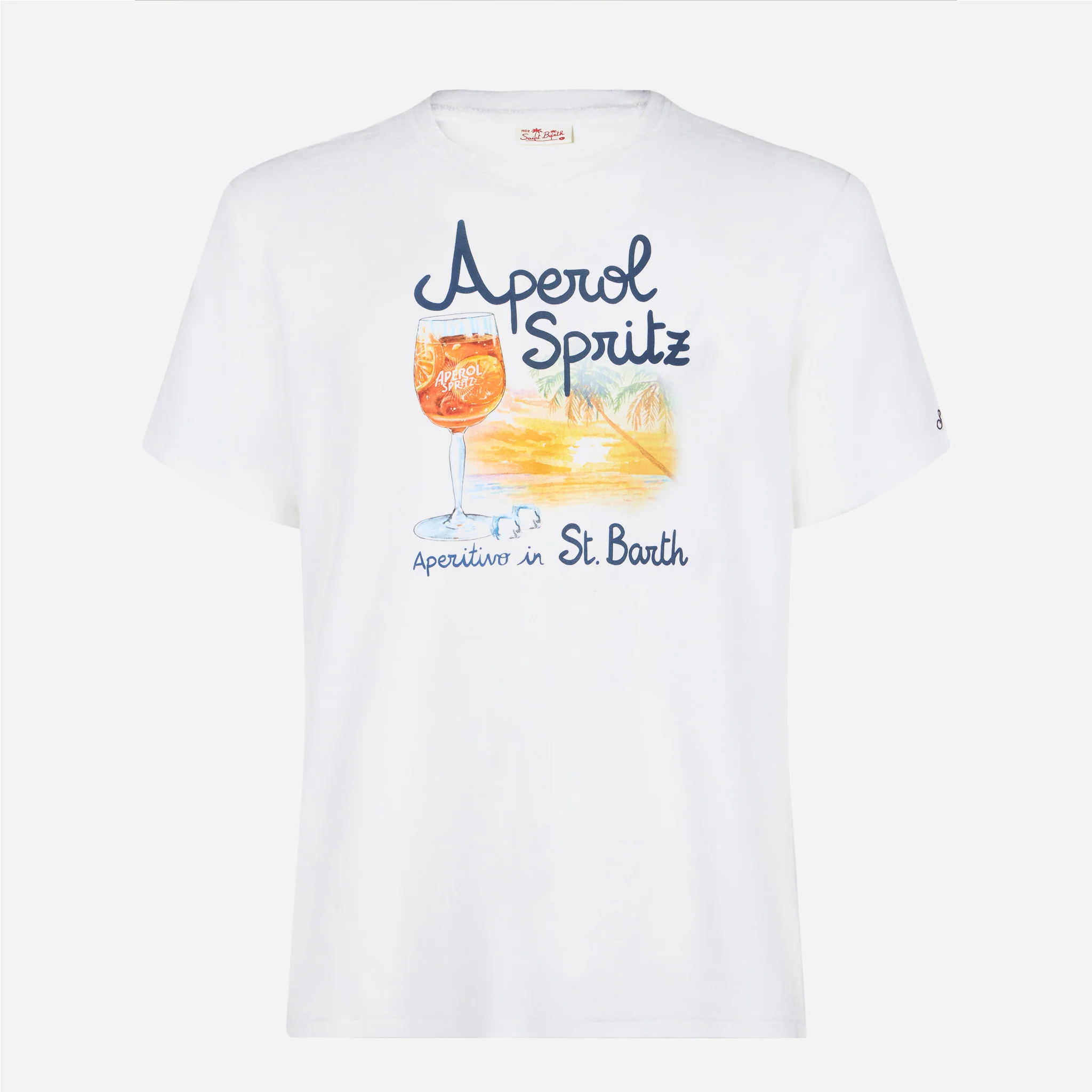 Man cotton t-shirt with Aperol Spritz Venice print | APEROL SPECIAL EDITION - Image 4