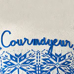 Man crewneck sweater with Courmayeur embroidery - Image 4