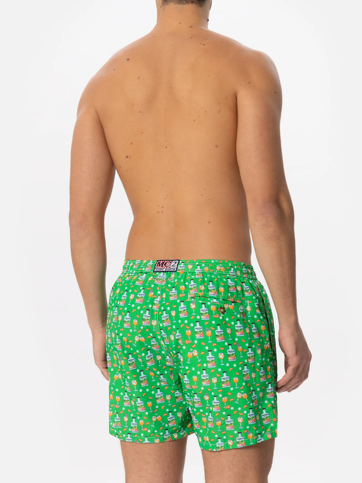 Man light fabric swim shorts with Gin print | PORTOFINO DRY GIN SPECIAL EDITION - Image 5