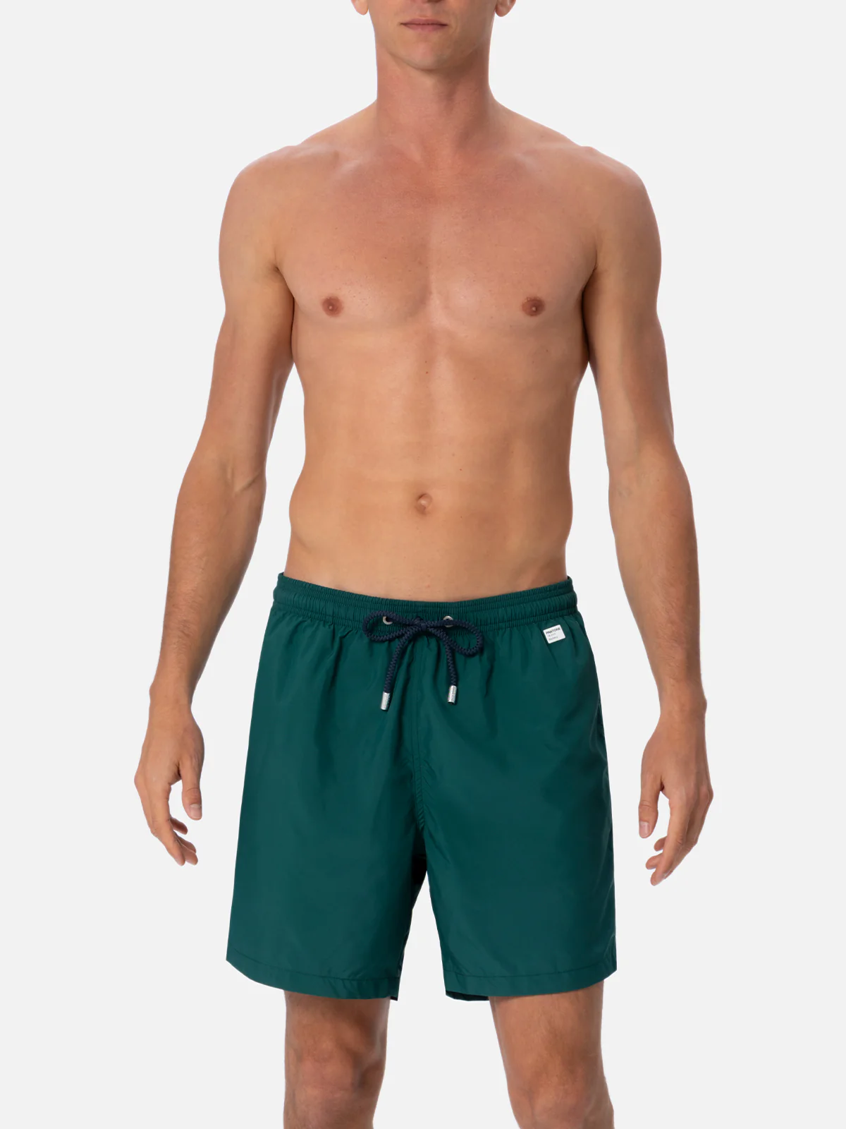 Man lightweight fabric british green swim shorts Lighting Pantone | PANTONE® SPECIAL EDITION - Image 4