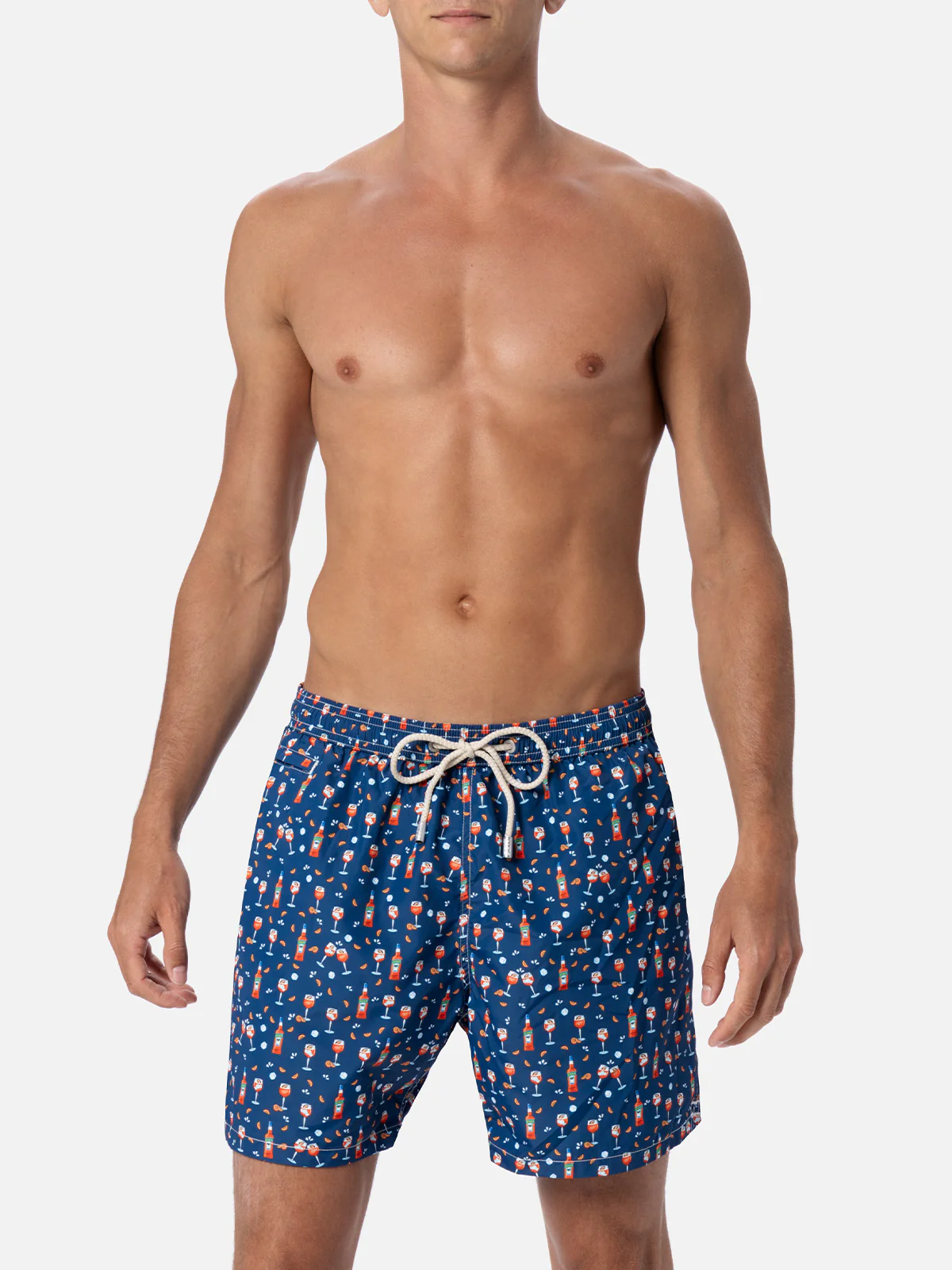 Man lightweight fabric swim-shorts Lighting Micro Fantasy with Aperol Spritz print | APEROL SPECIAL EDITION - Image 5