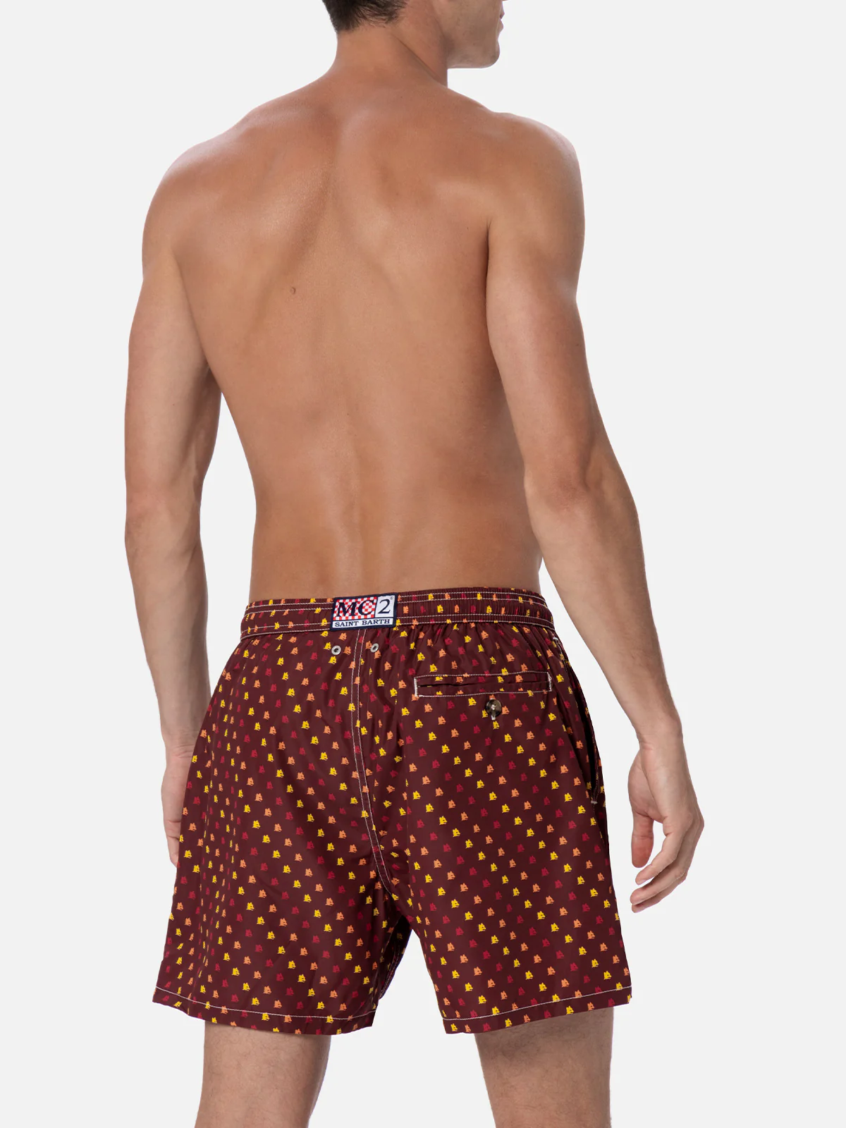 Man lightweight fabric swim-shorts Lighting Micro Fantasy with Roma print | AS ROMA SPECIAL EDITION - Image 5