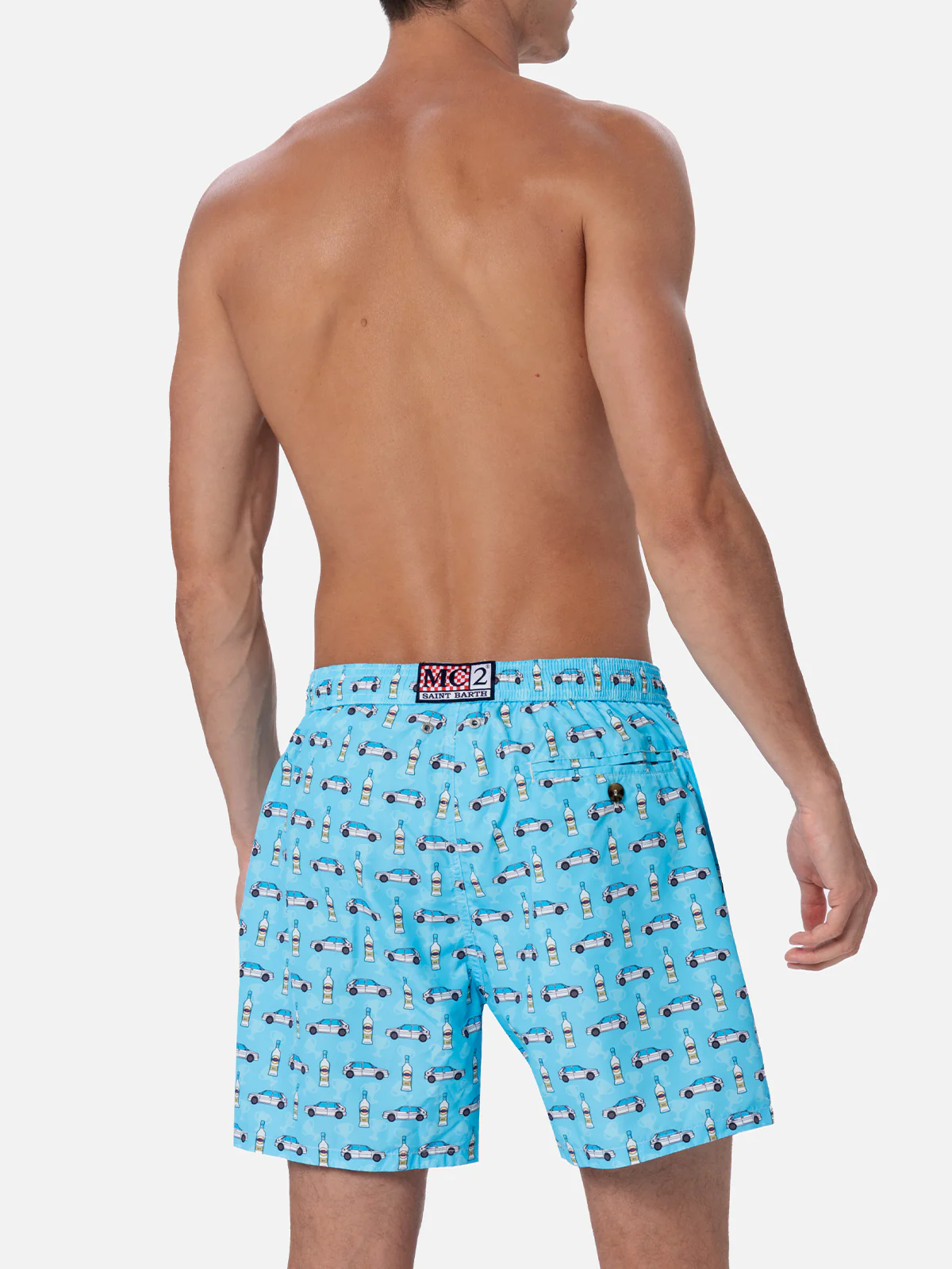 Man lightweight fabric swim-shorts Lighting Micro Fantasy with Lancia Delta print | LANCIA SPECIAL EDITION - Image 5