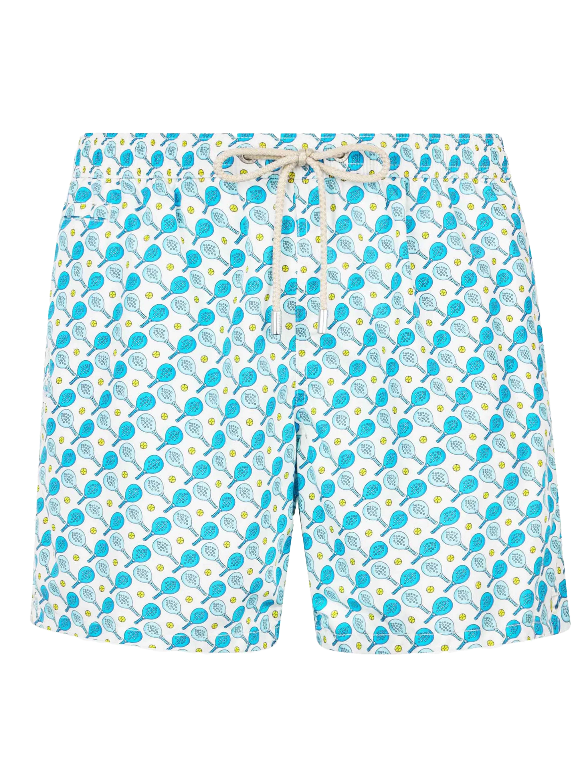 Man lightweight fabric swim-shorts Lighting Micro Fantasy with padel print