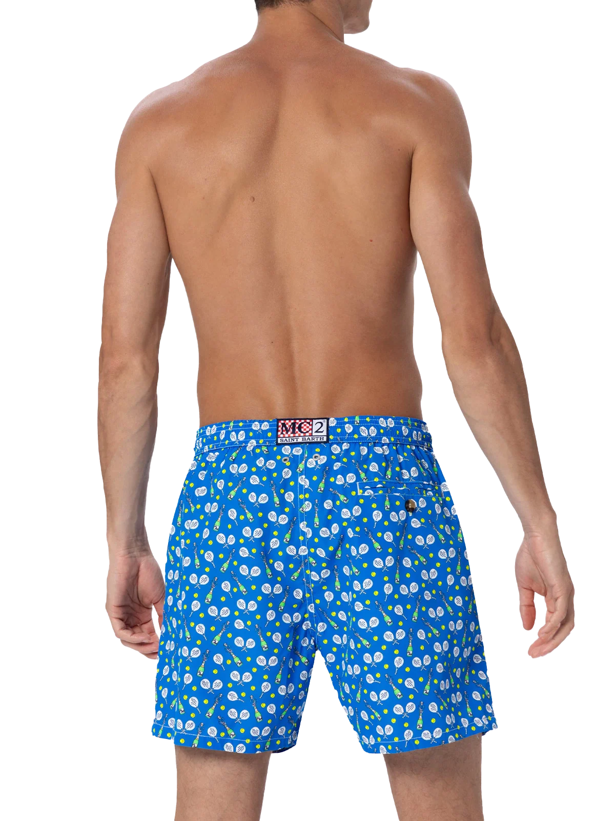 Man lightweight fabric swim-shorts Lighting Micro Fantasy with padel winner print - Image 5