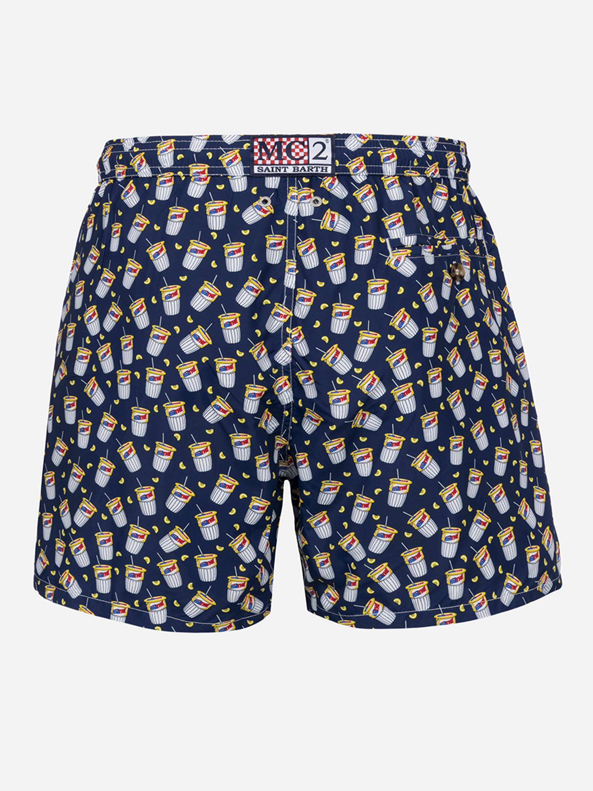 Man lightweight fabric swim-shorts Lighting Micro Fantasy with Estathè pack print|ESTATHE' FERRERO SPECIAL EDITION - Image 2