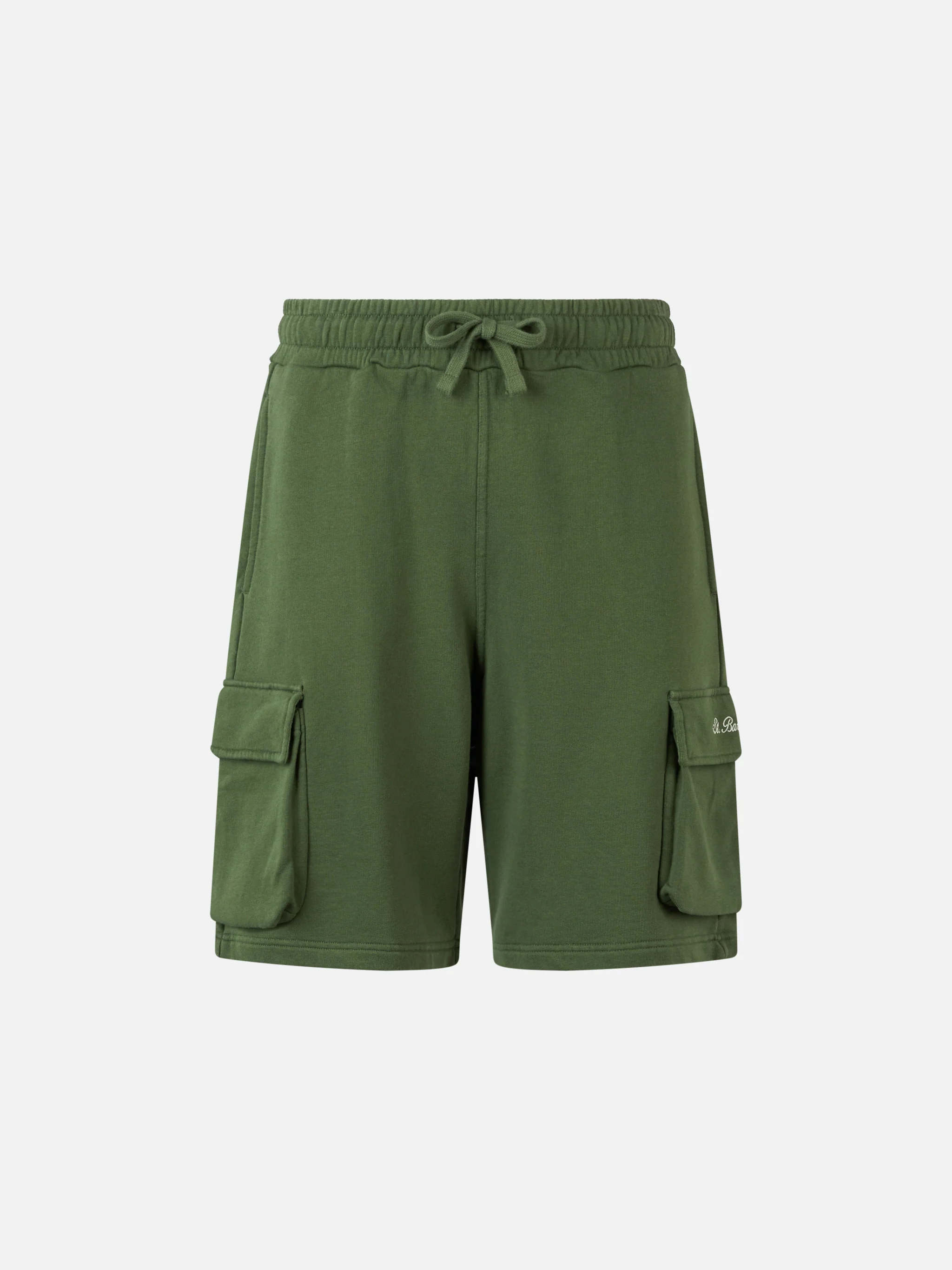 Man military green cargo short pants Cargy - Image 4
