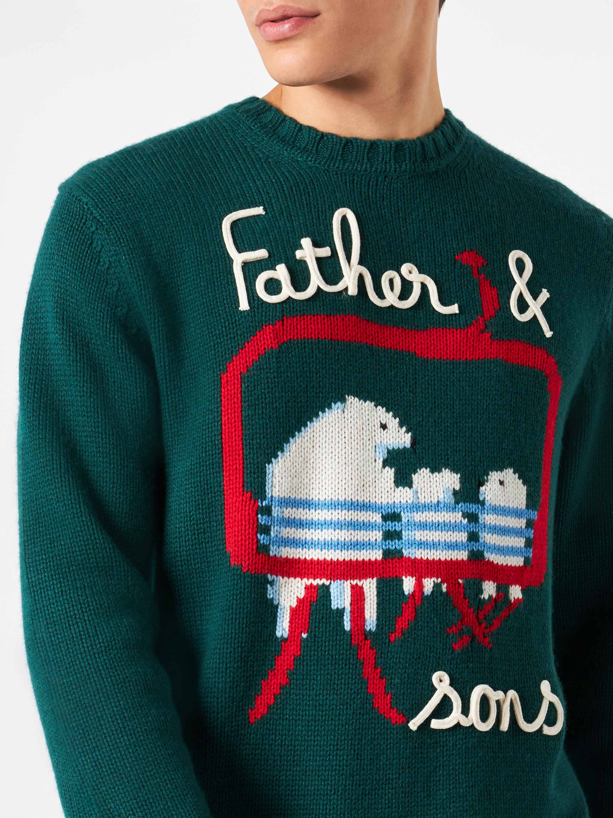 Man sweater with bears embroidery - Image 2