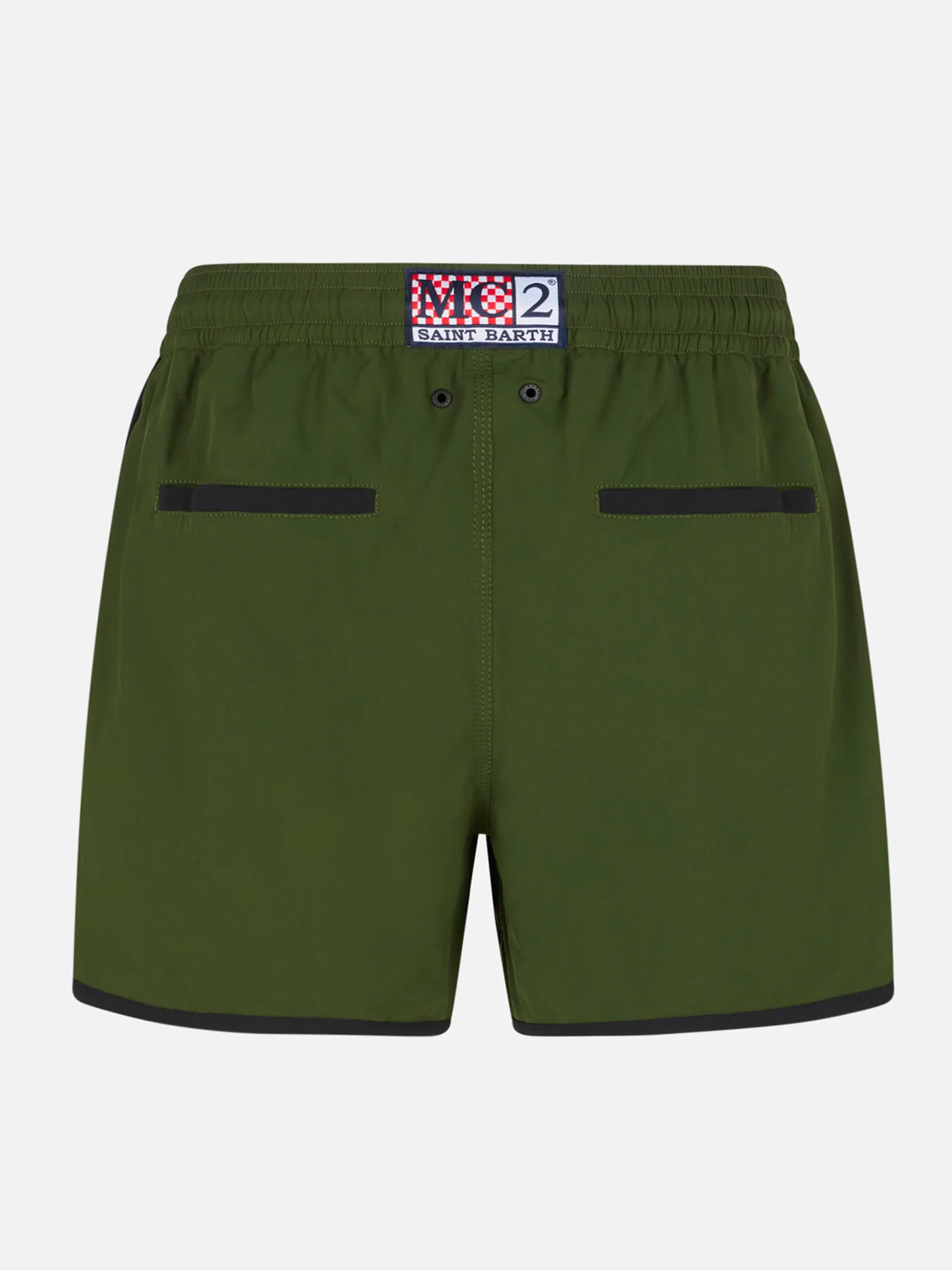 Man swim shorts with side logo and contrast - Image 2