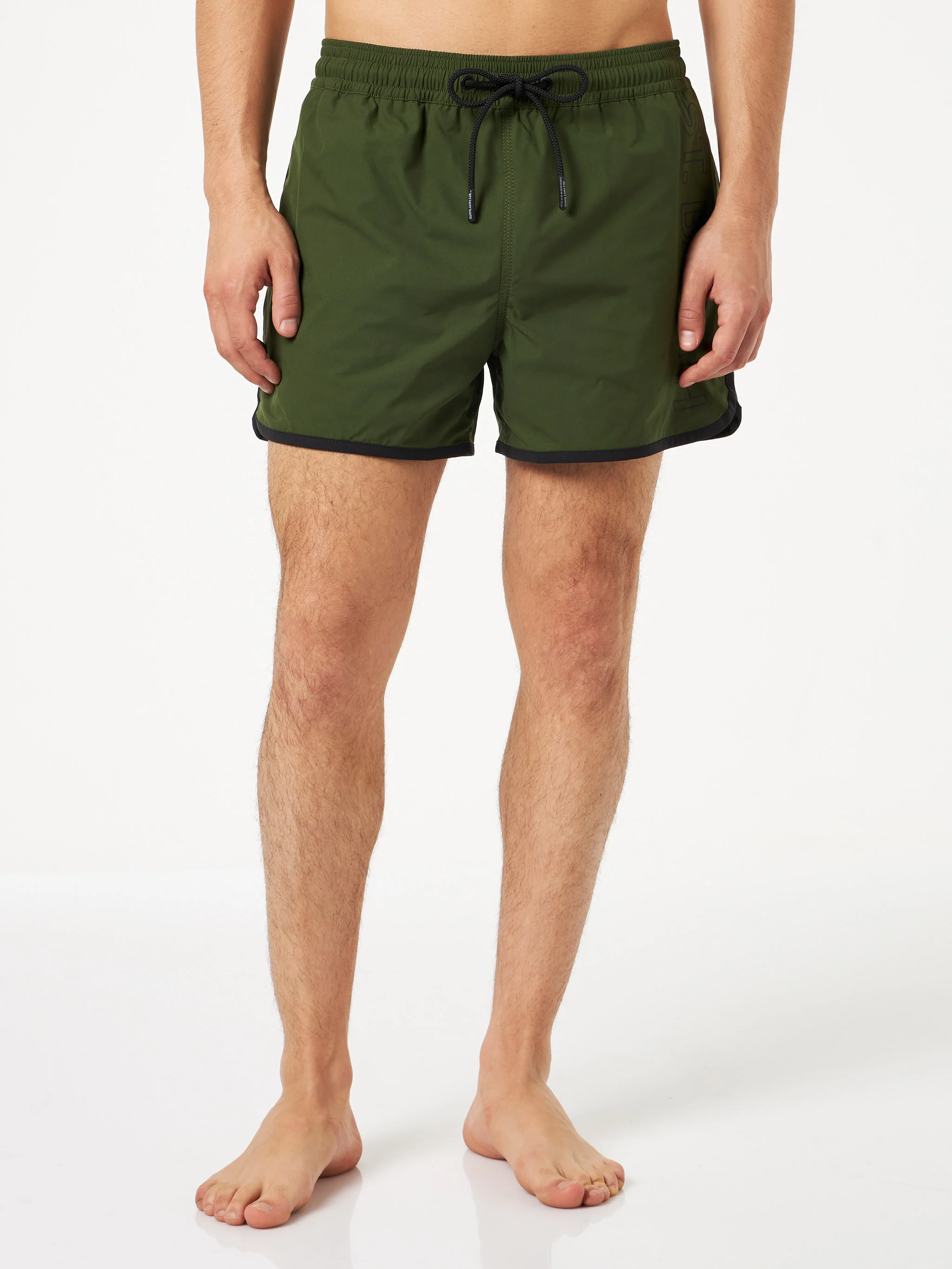 Man swim shorts with side logo and contrast - Image 3