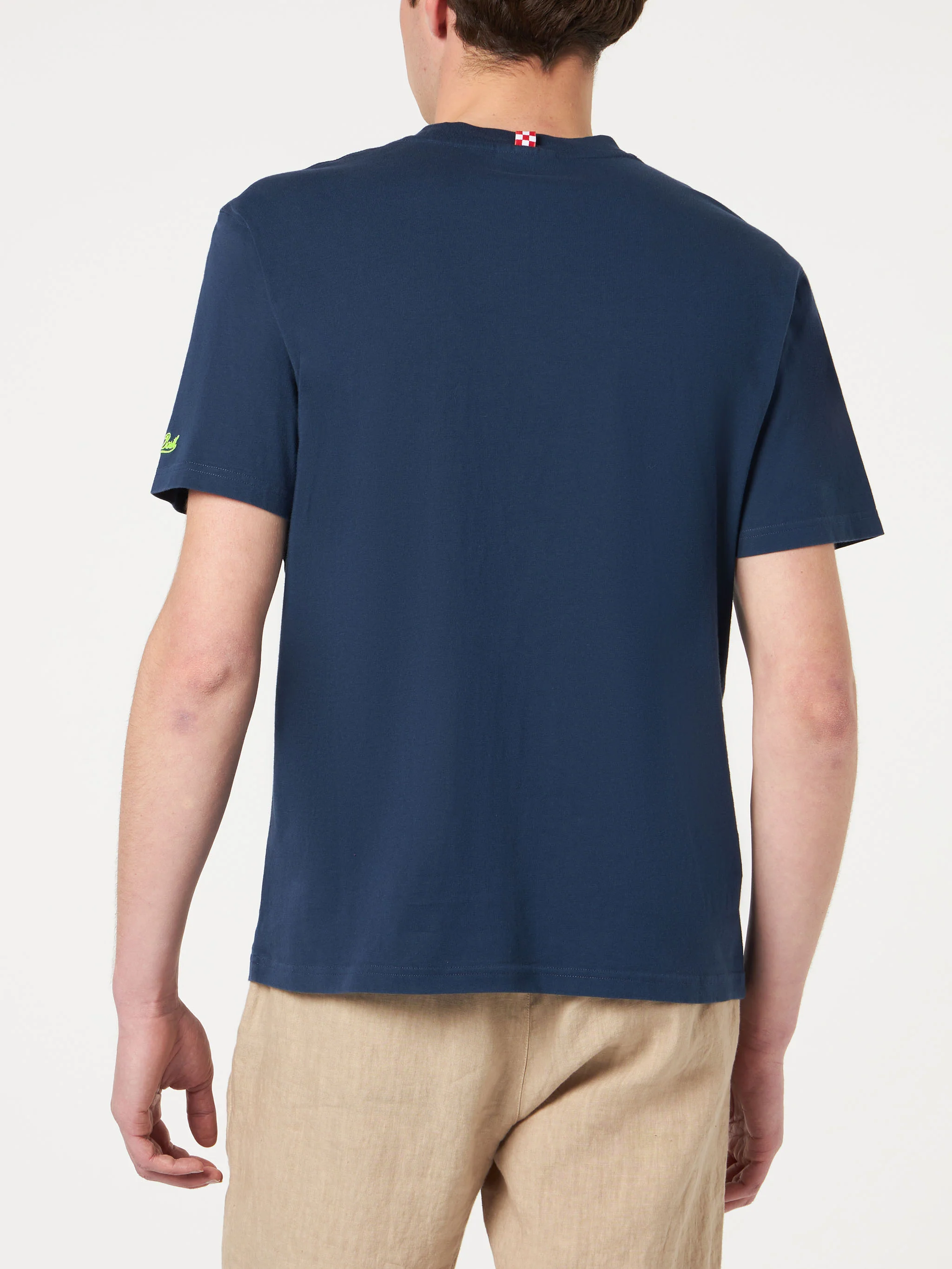 Man t-shirt with Big is Better front embroidery - Image 3
