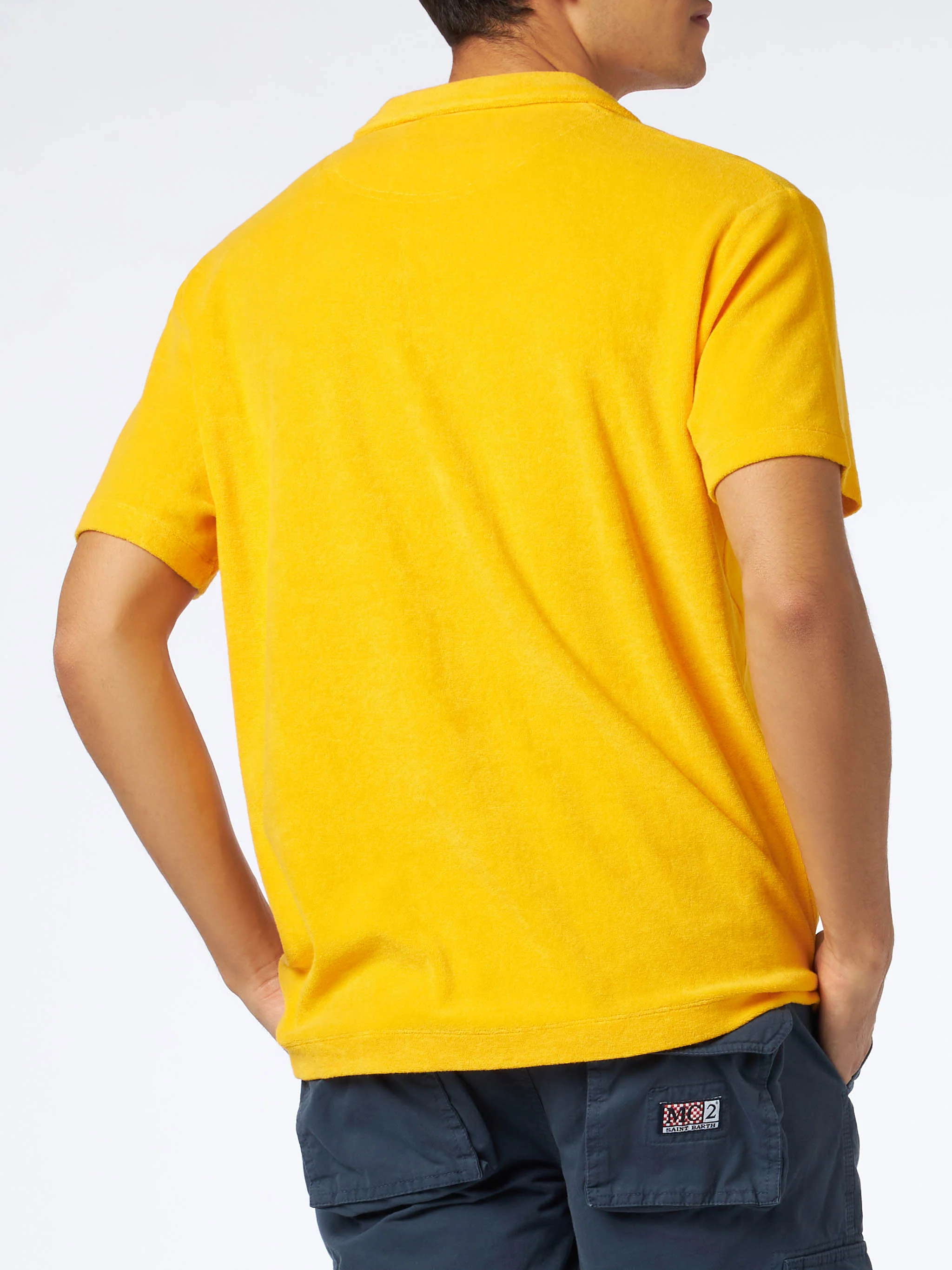Man terry yellow polo - Image 3