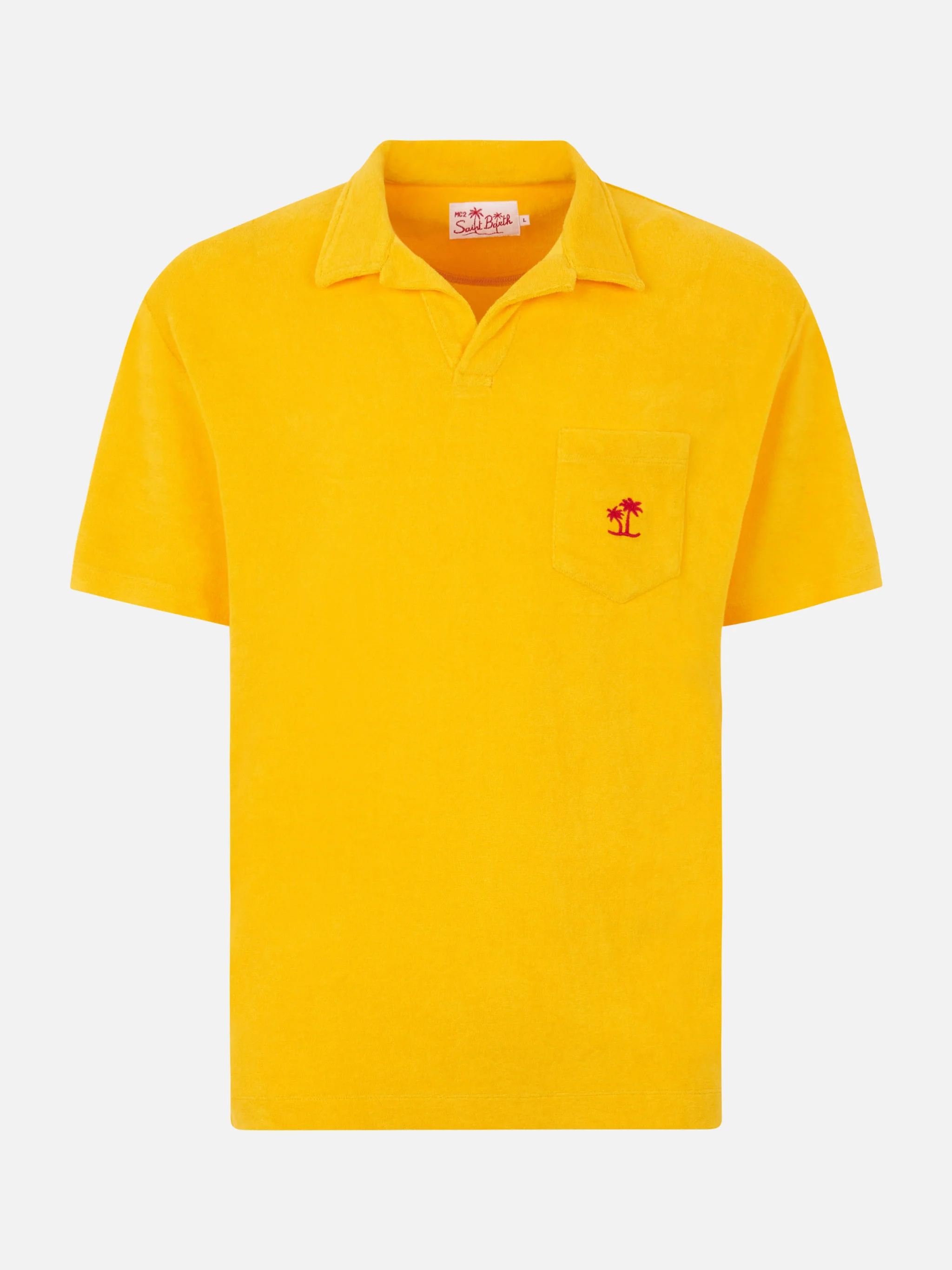 Man terry yellow polo - Image 4