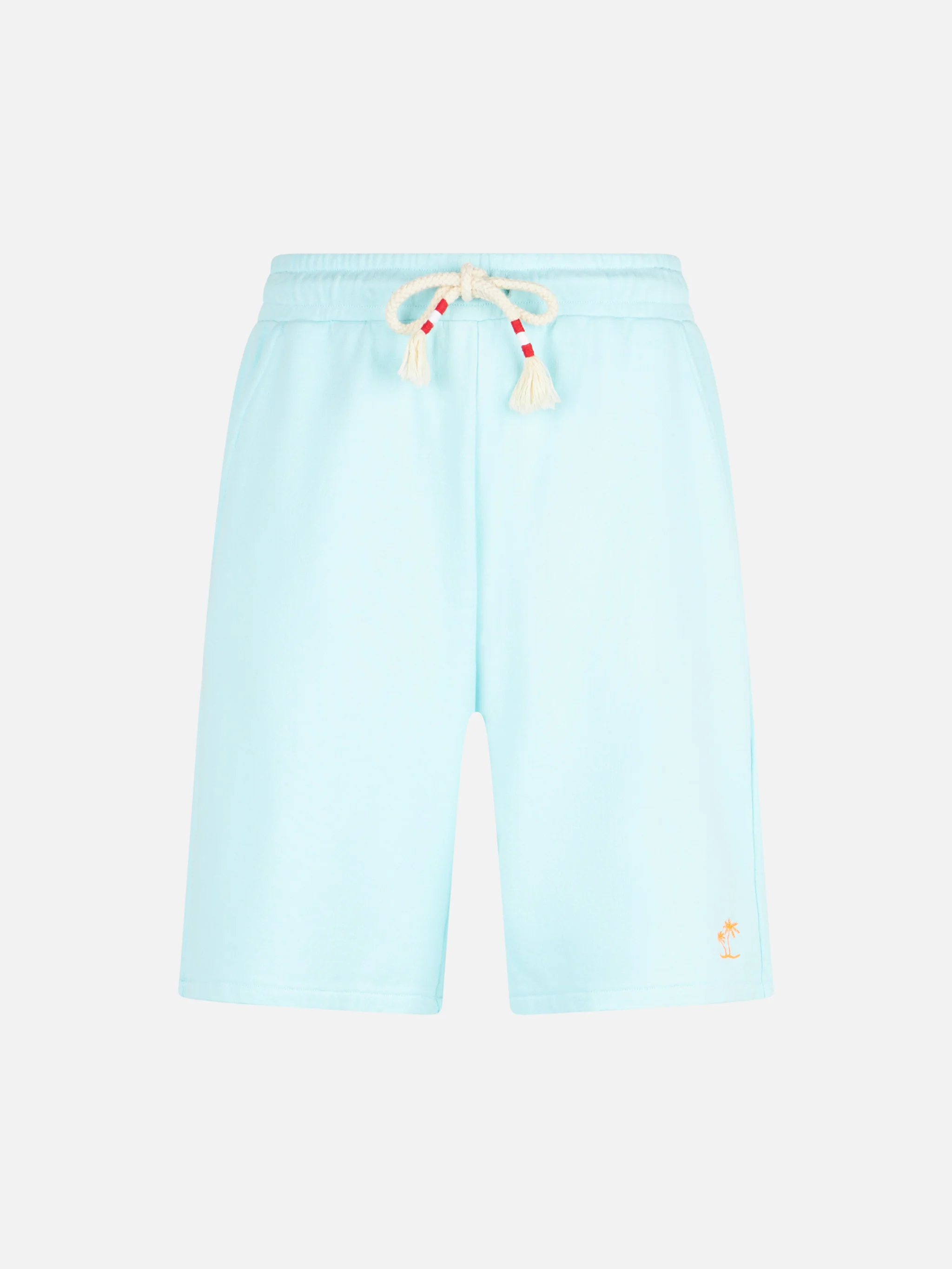 Man water green cotton bermuda - Image 4