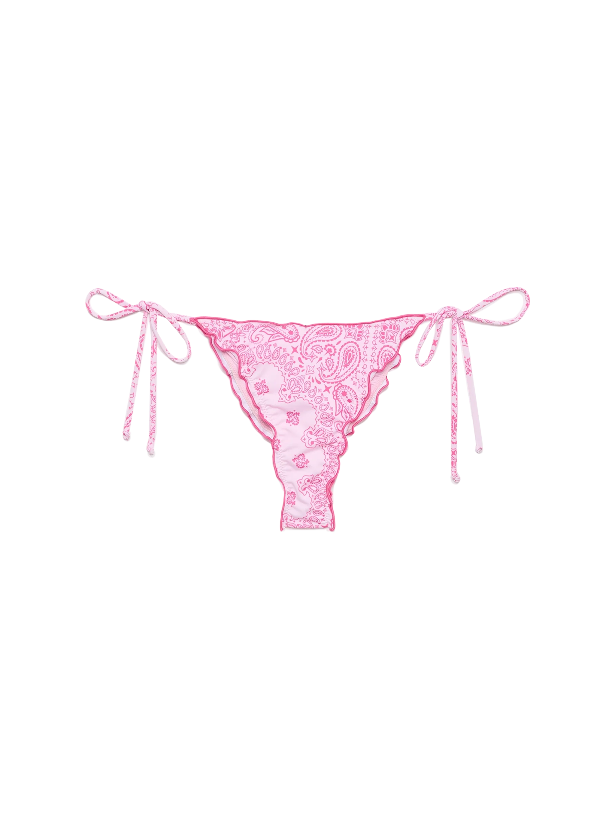 Miami cheeky swim briefs with bandana print