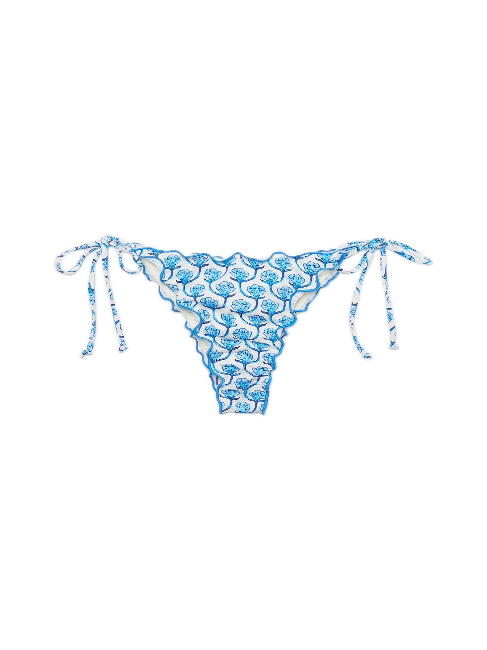 Miami cheeky swim briefs with floral print