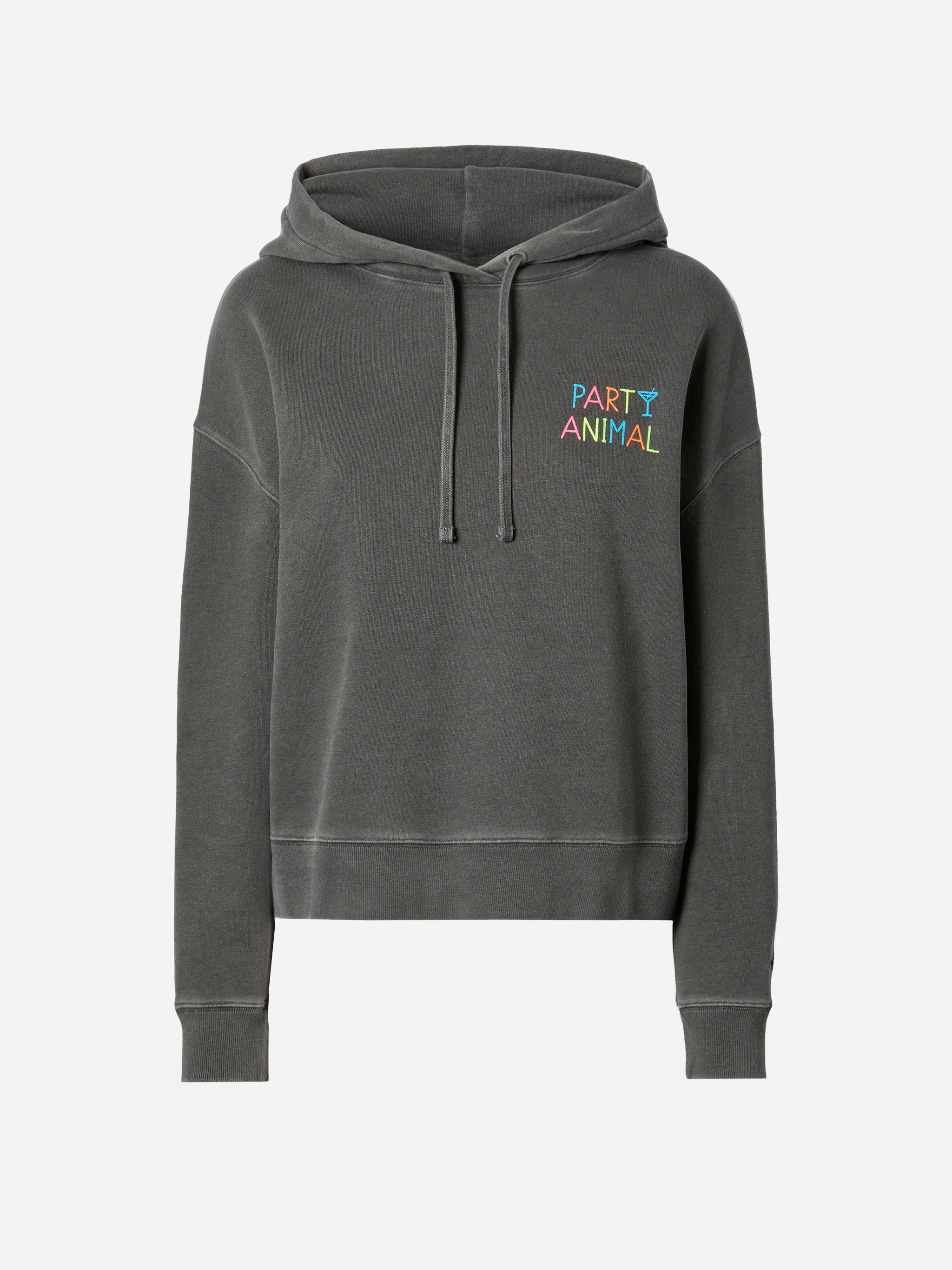 Mindy cotton hoodie with Party Animal embroidery - Image 5