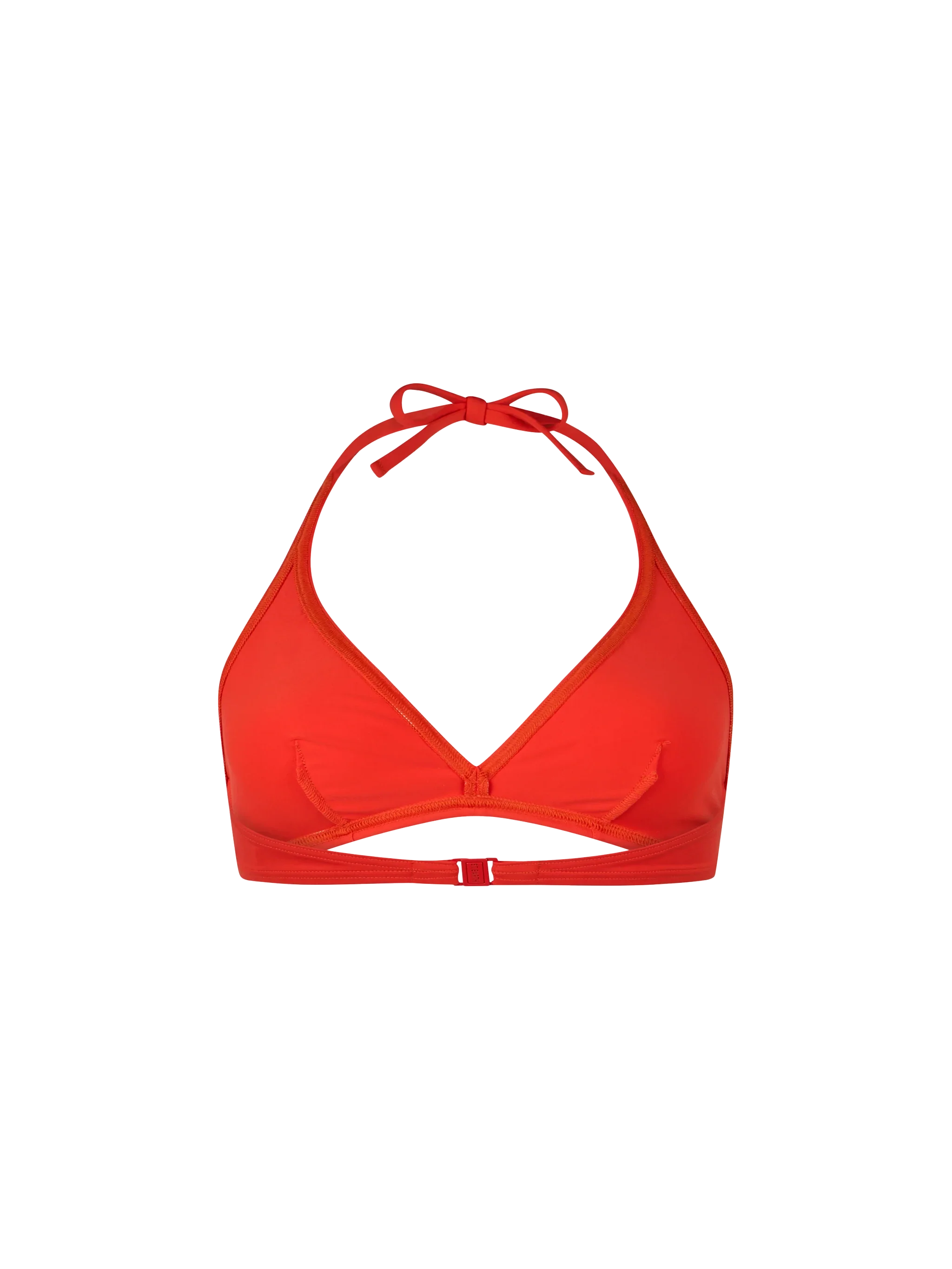 Woman triangle bralette orange top Gaia - Image 2