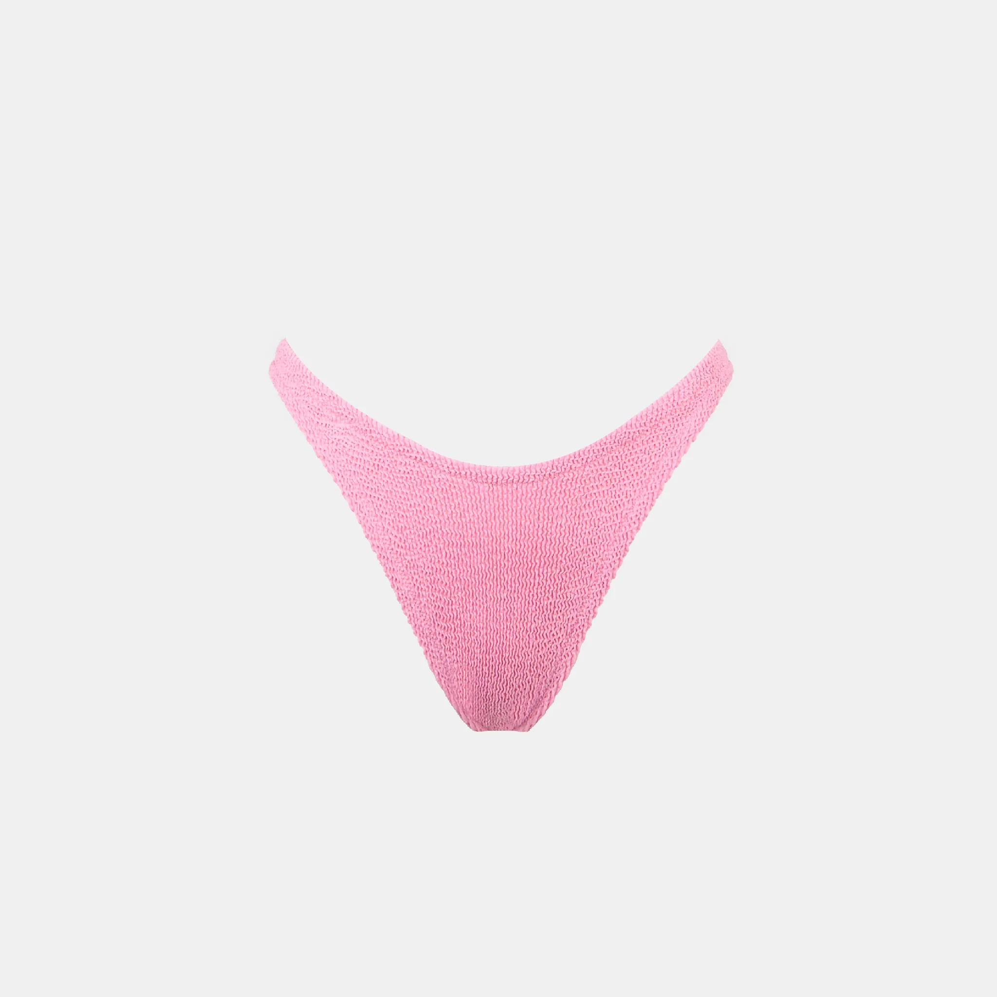 Naomi pink crinkle cheeky swim briefs