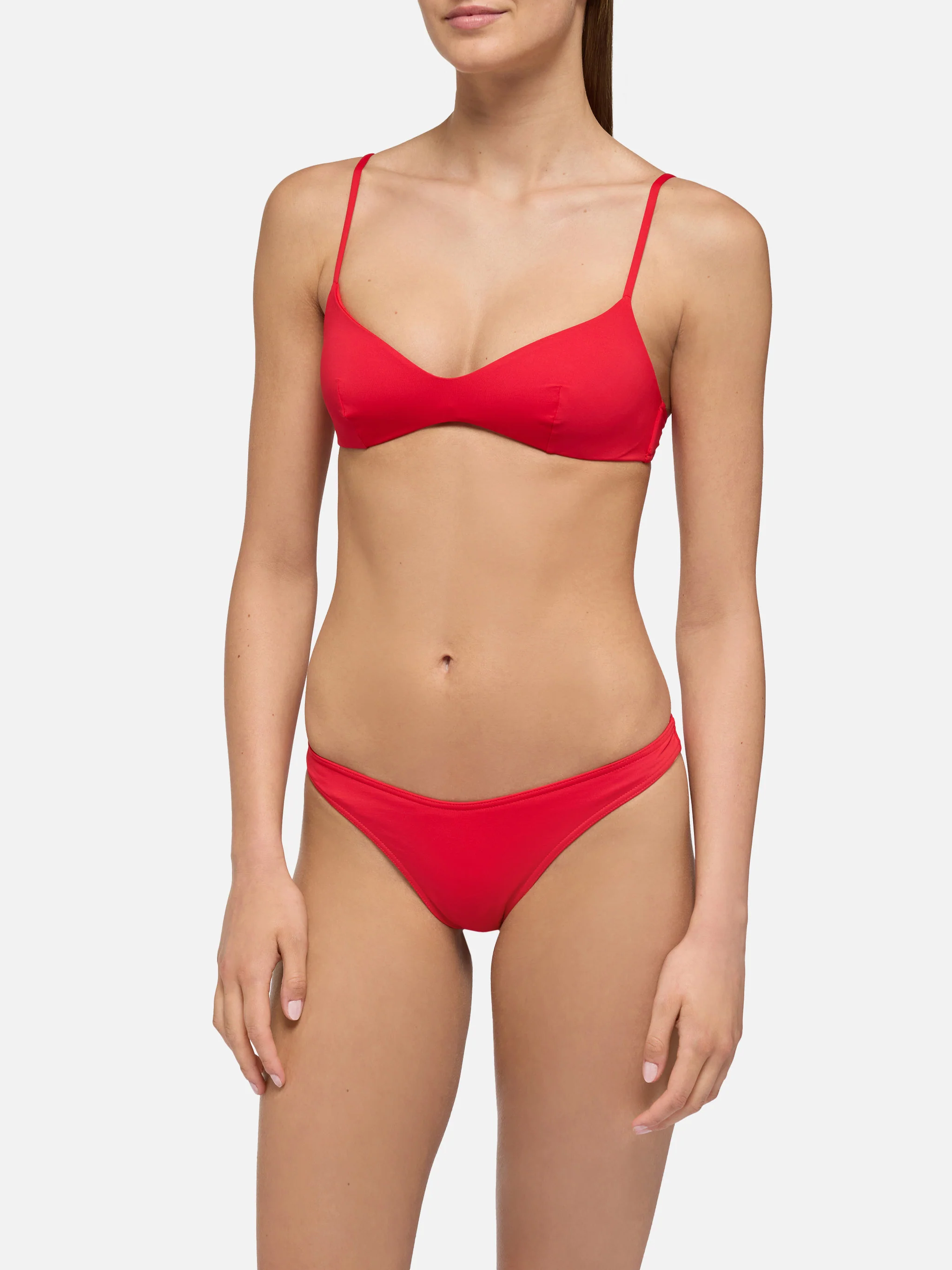 May Naomi plunging bralette bikini in red - Image 2