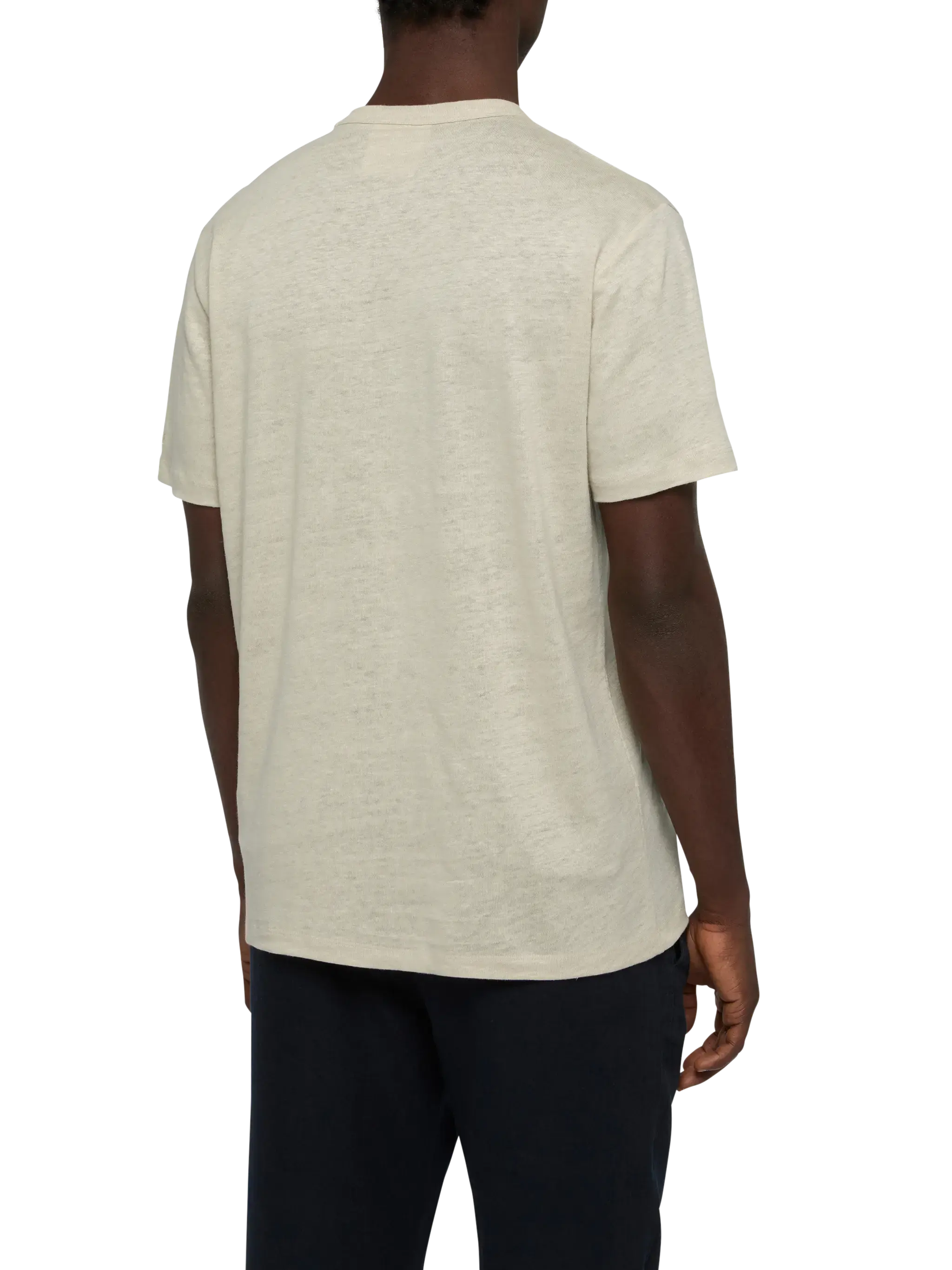 Off-white linen jersey t-shirt Ecstasea - Image 3