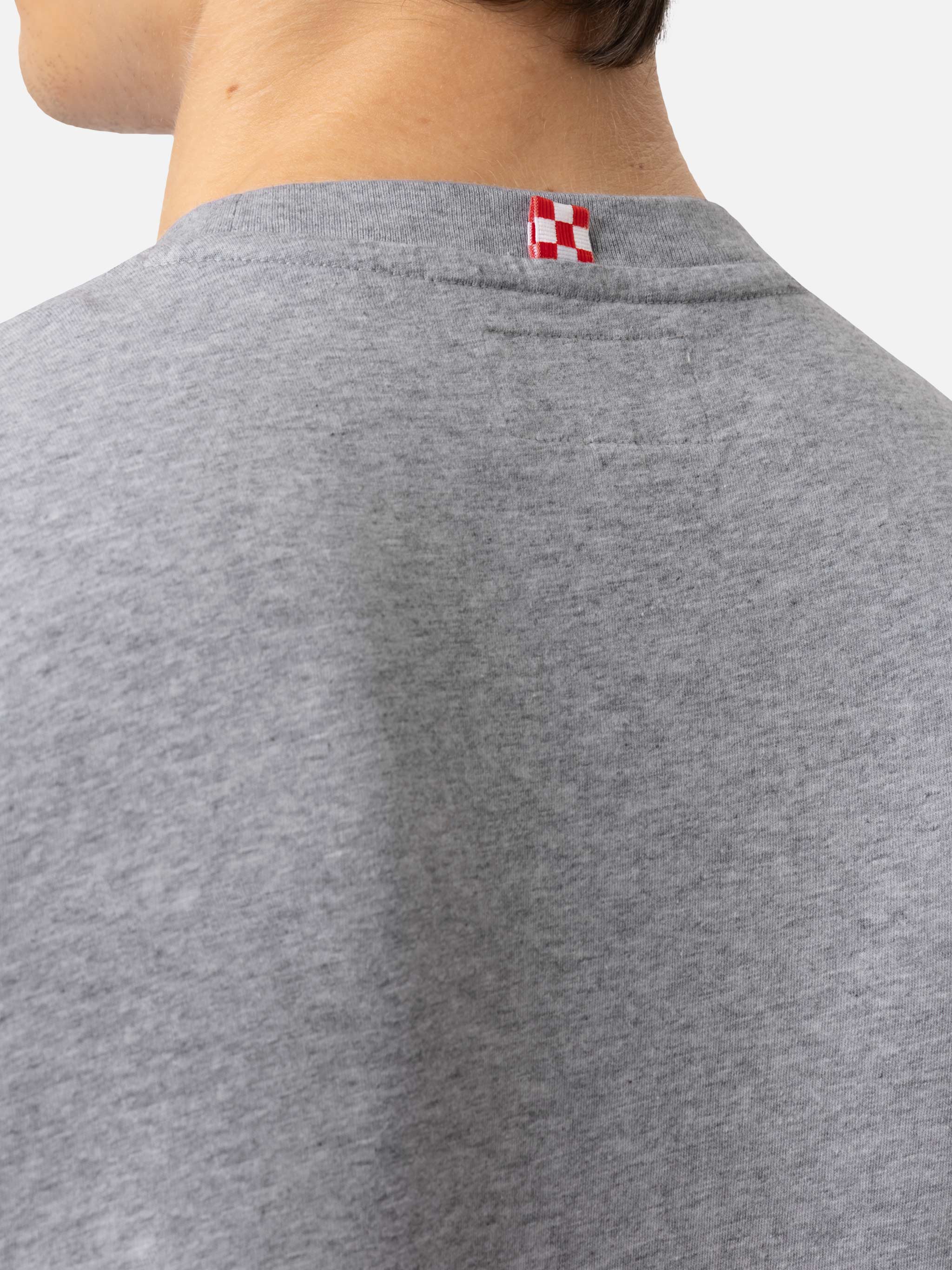 Organic cotton T-shirt with St. Barth tennis club print - Image 3