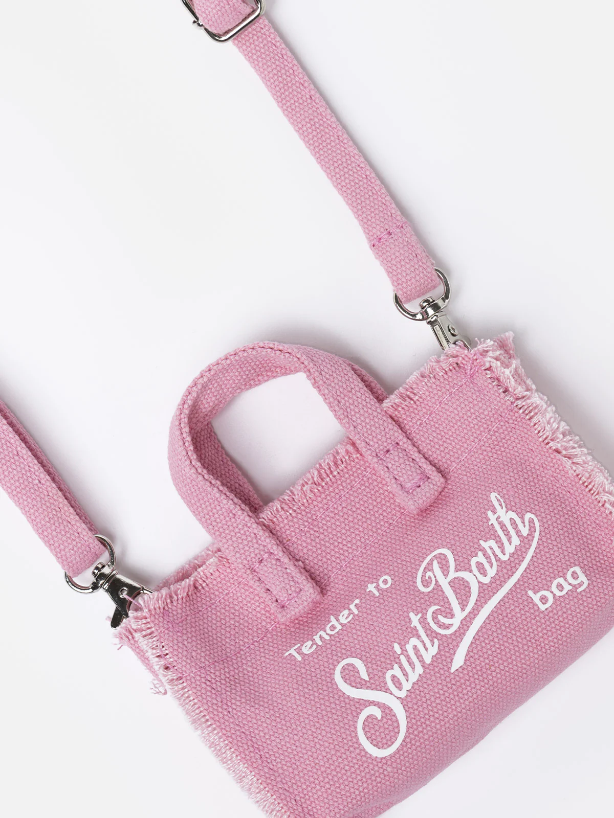 Pink cotton canvas Key Holder - Image 4