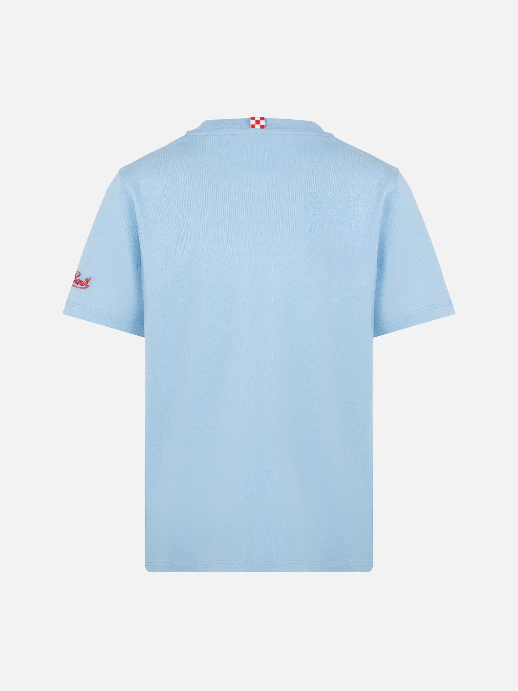 Portofino Jr cotton jersey t-shirt with Il Sole bacia i Monelli embroidery | INSULTI LUMINOSI SPECIAL EDITION - Image 3