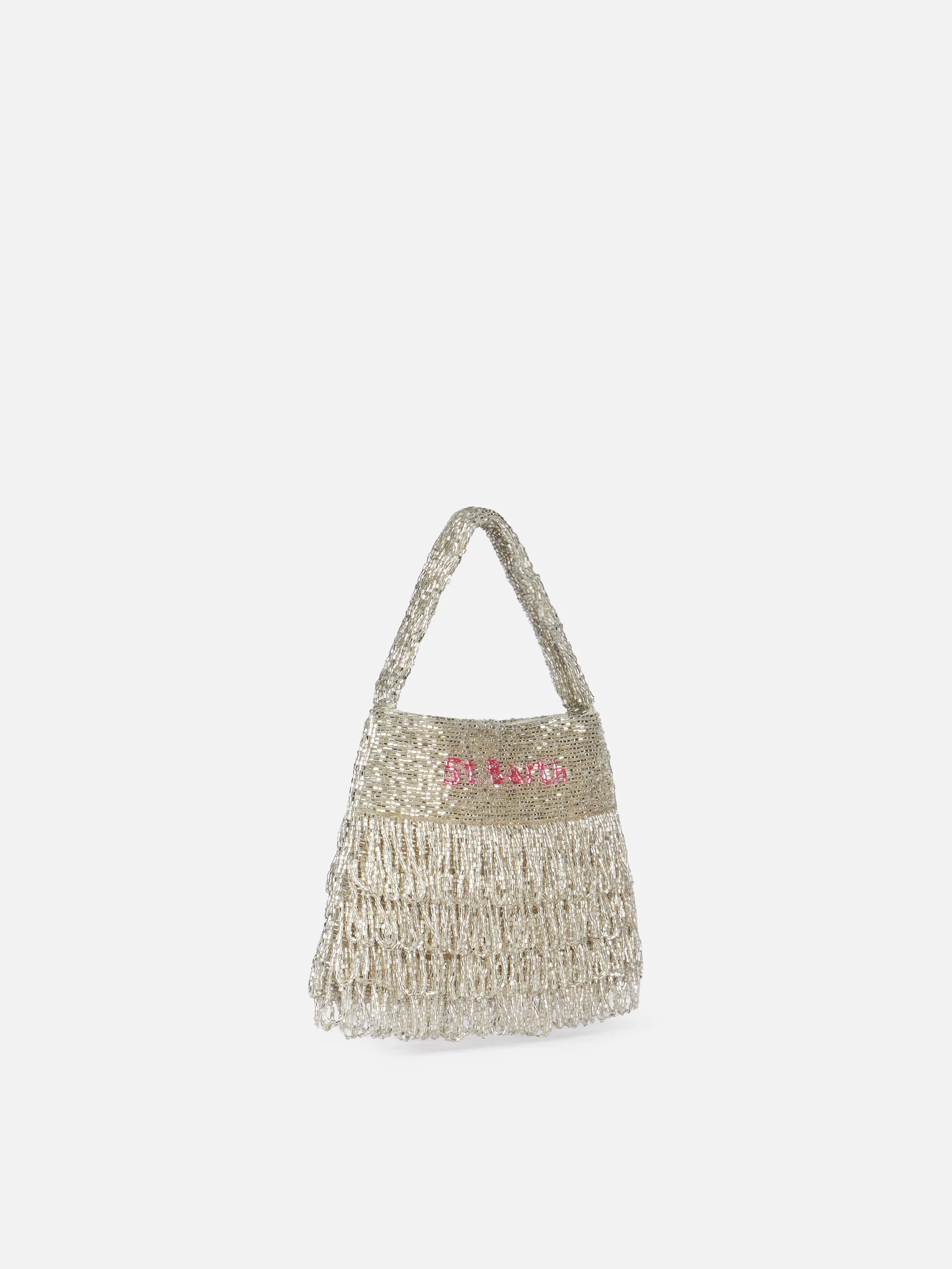 Shiny silver Mini Bag Pearl - Image 4