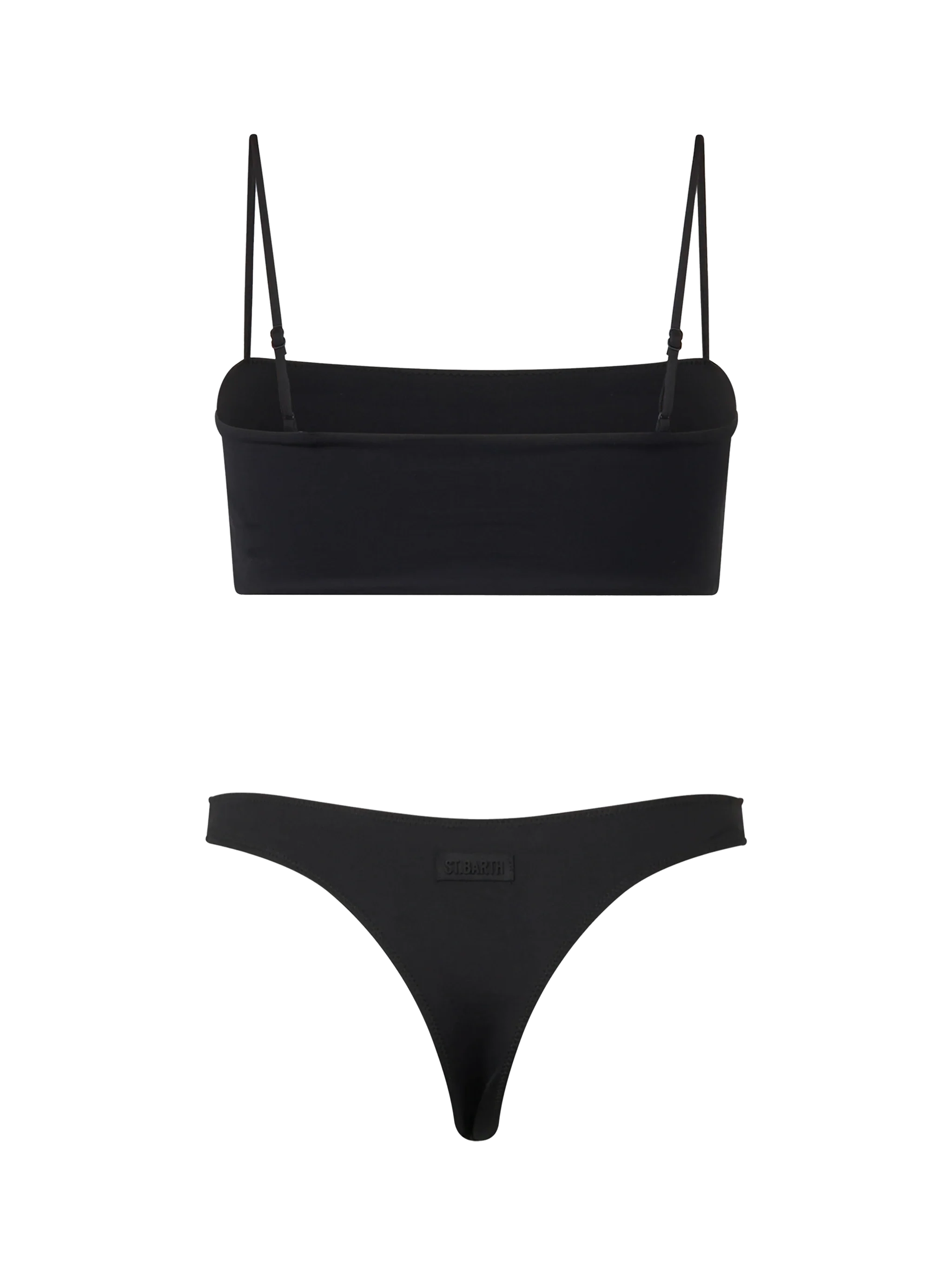 Woman zebra bandeau bikini Athena Naomi with rhinestones - Image 3