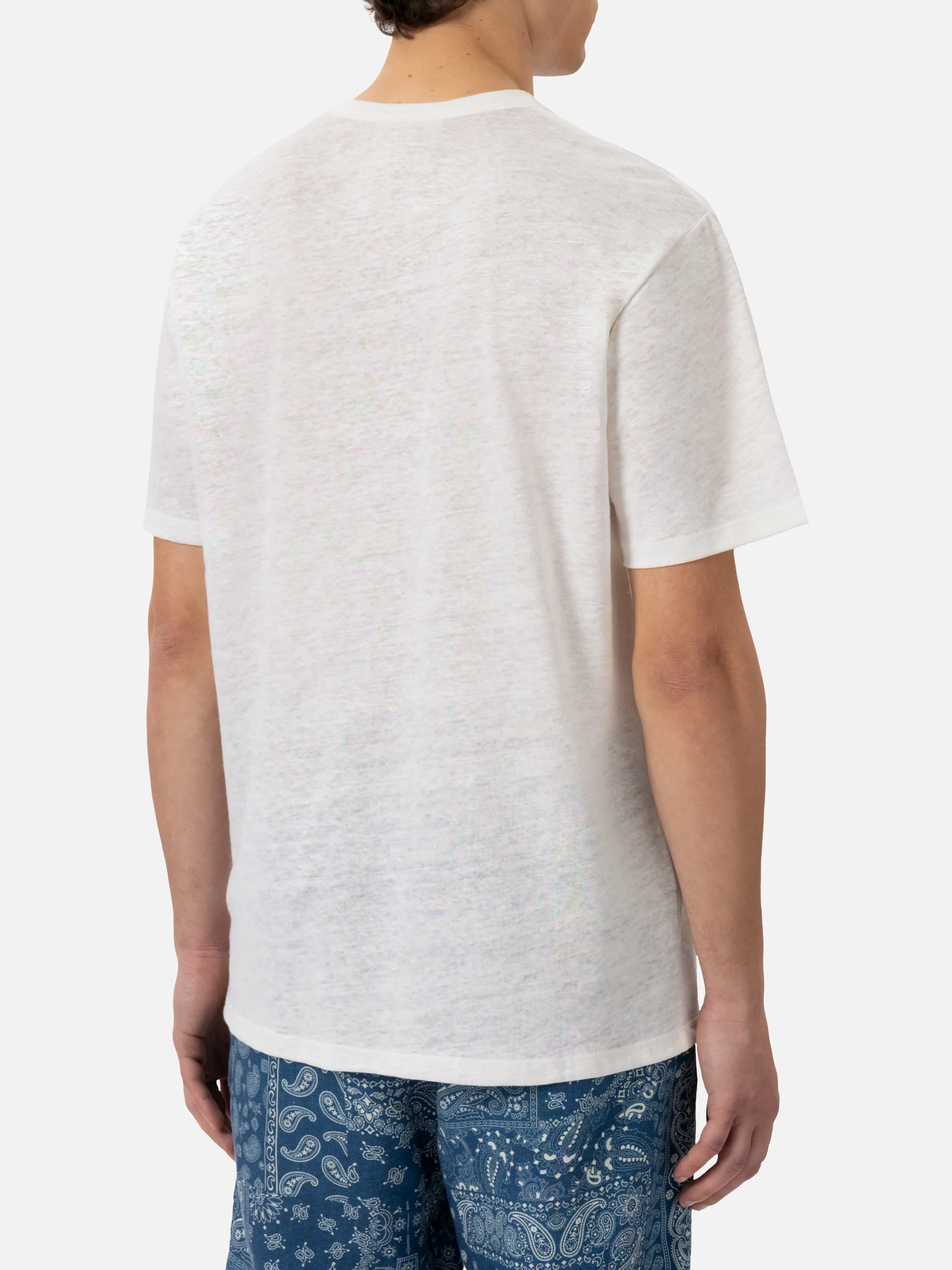 White linen jersey t-shirt Ecstasea - Image 2