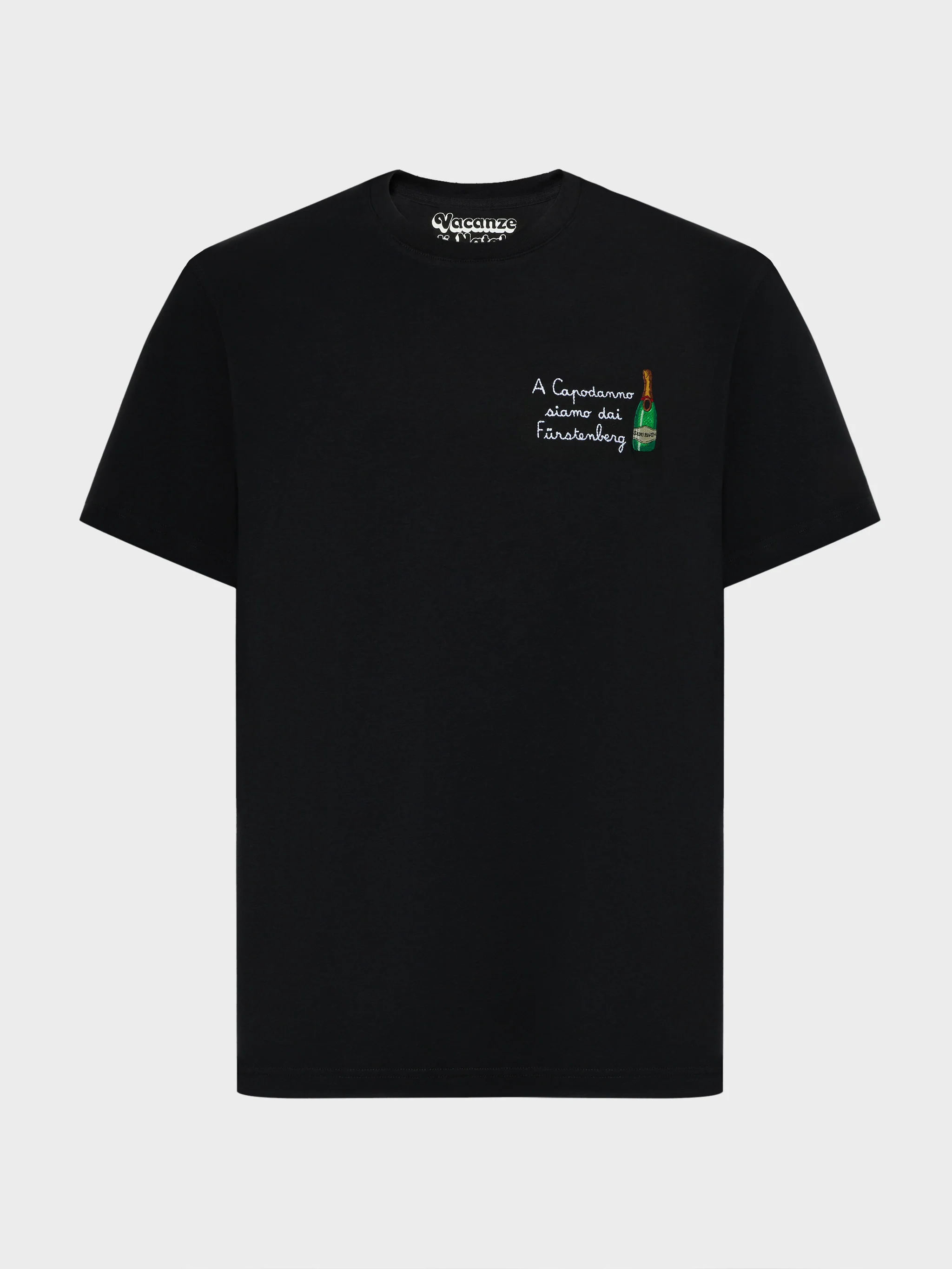 Winter cotton t-shirt Arnott Warm with Dai Fürstengberg embroidery | VACANZE DI NATALE SPECIAL EDITION - Image 4